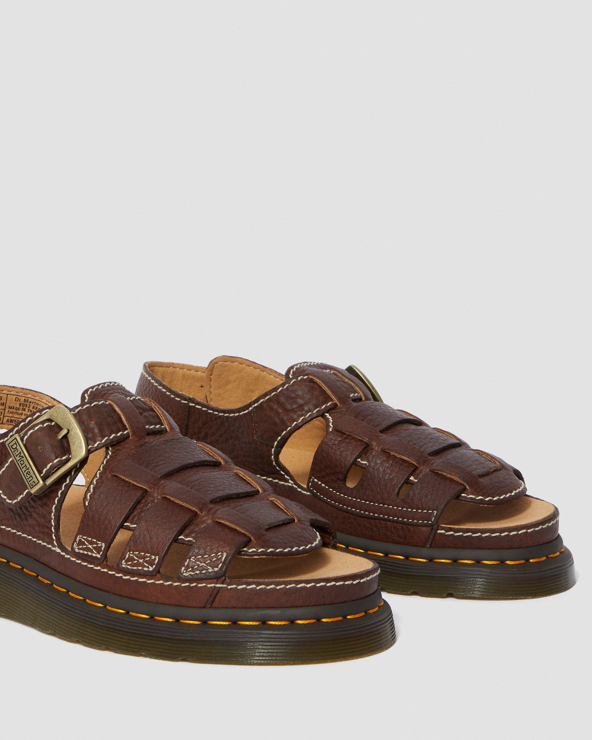 8092 LEATHER FISHERMAN SANDALS | Dr. Martens Official