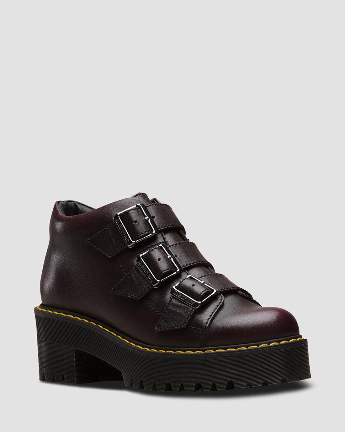 black and red dr martens