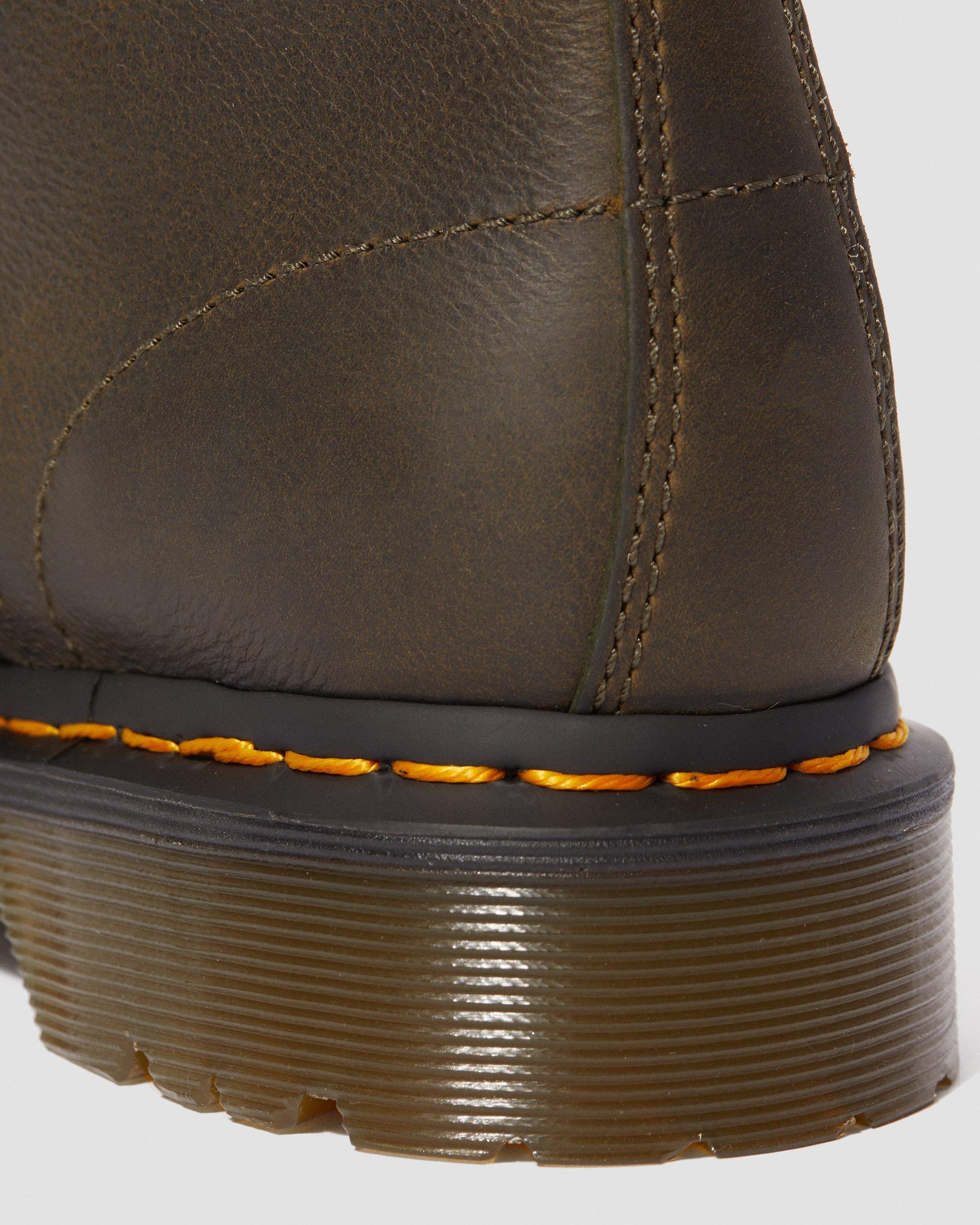 1460 serena faux fur lined ankle boots brown