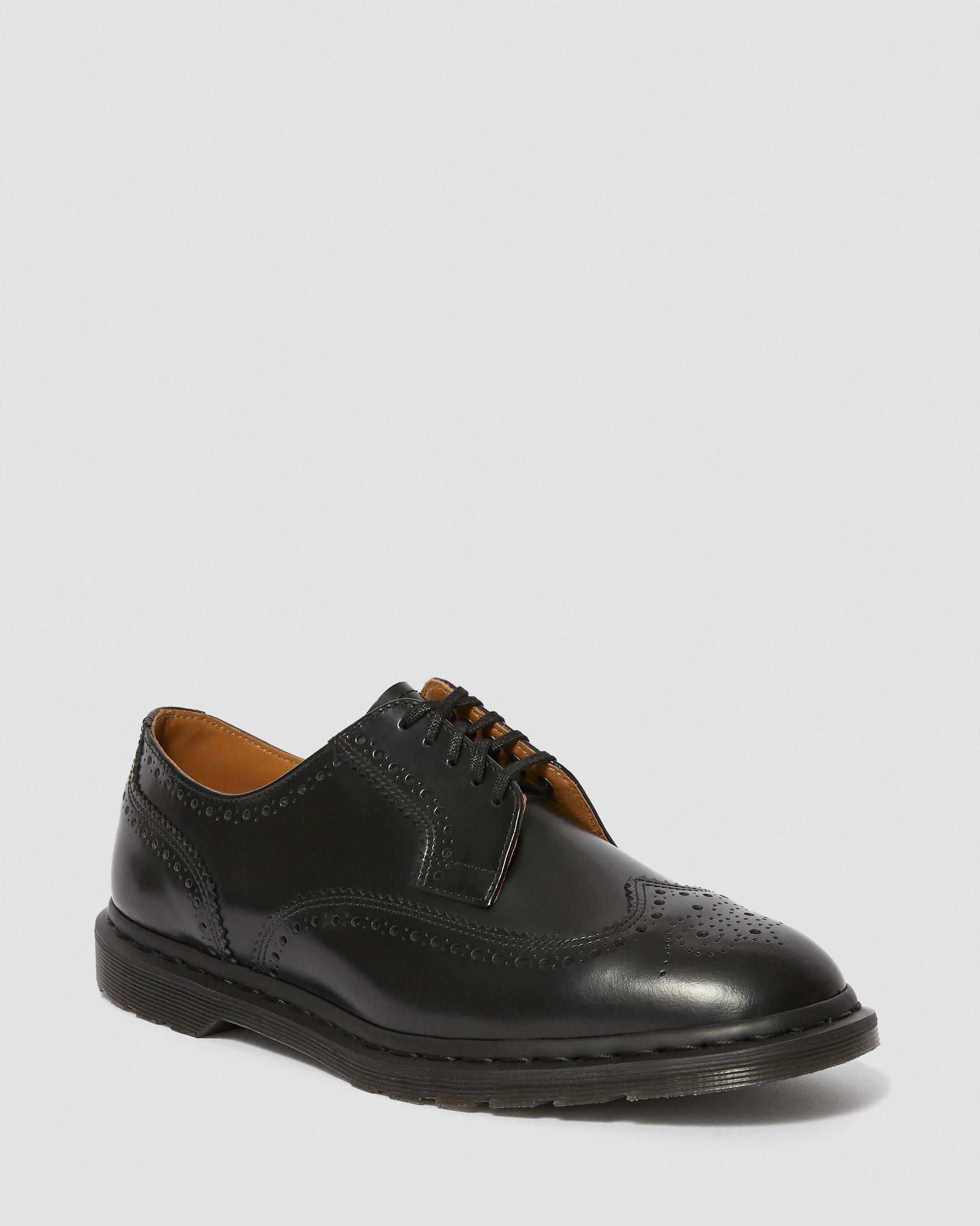 KELVIN II SMOOTH LEATHER BROGUE SHOES 