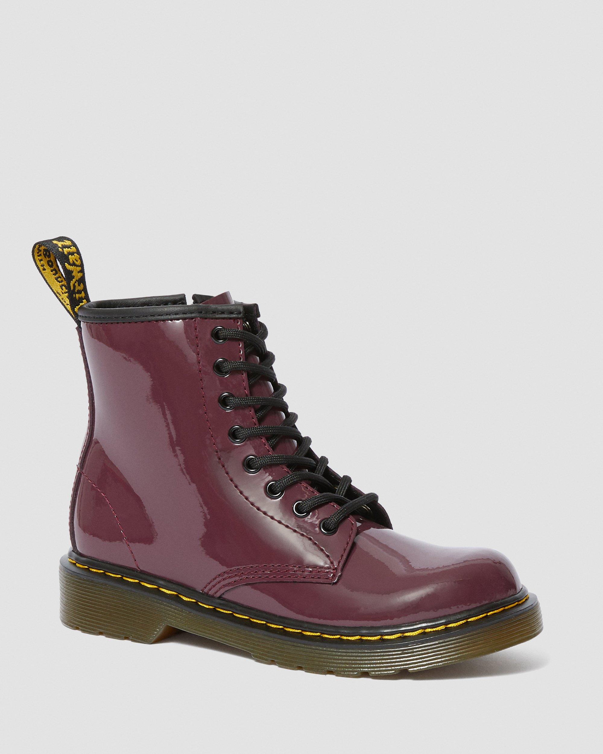 JUNIOR 1460 PATENT LEATHER ANKLE BOOTS 