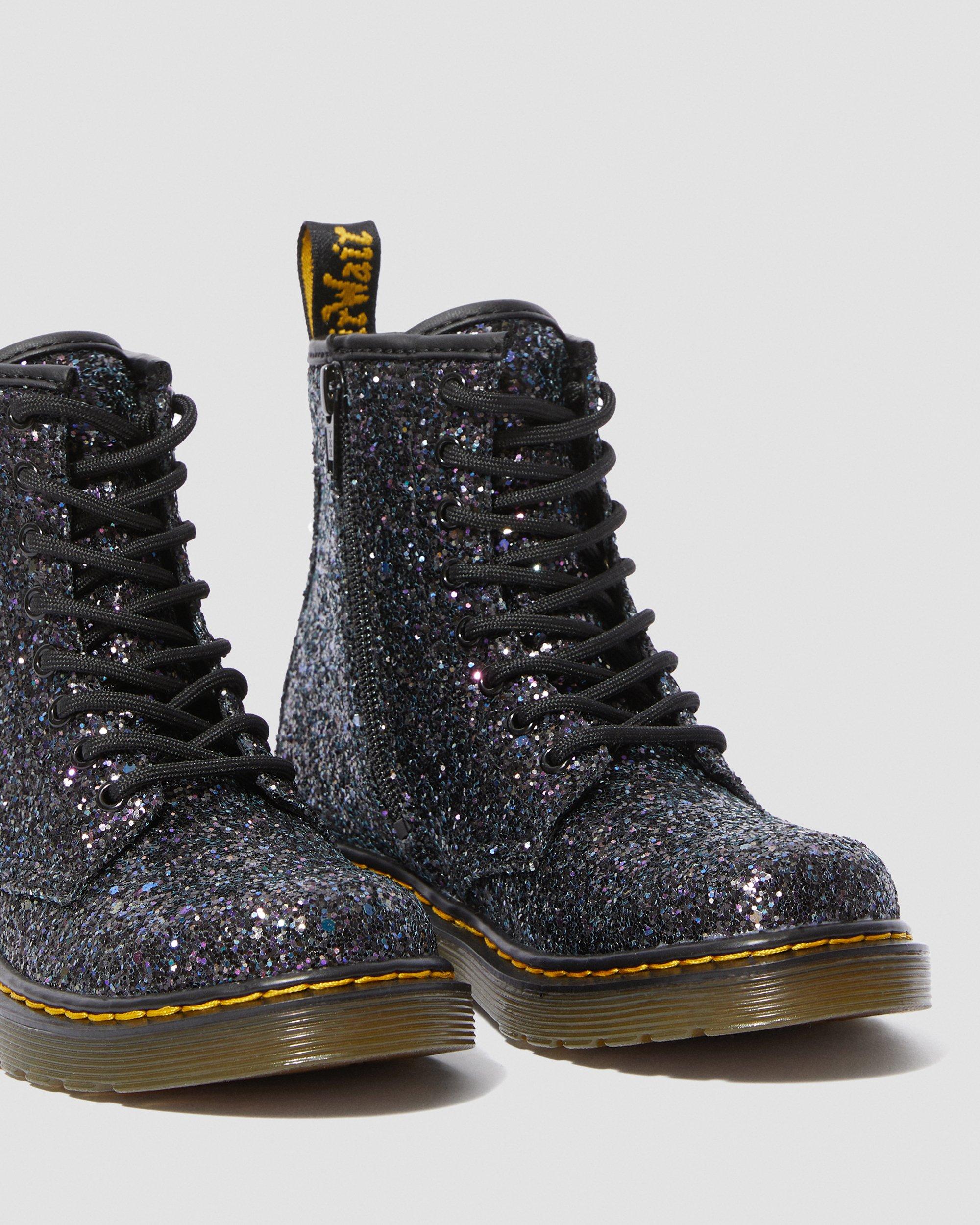 dr martens turquoise glitter