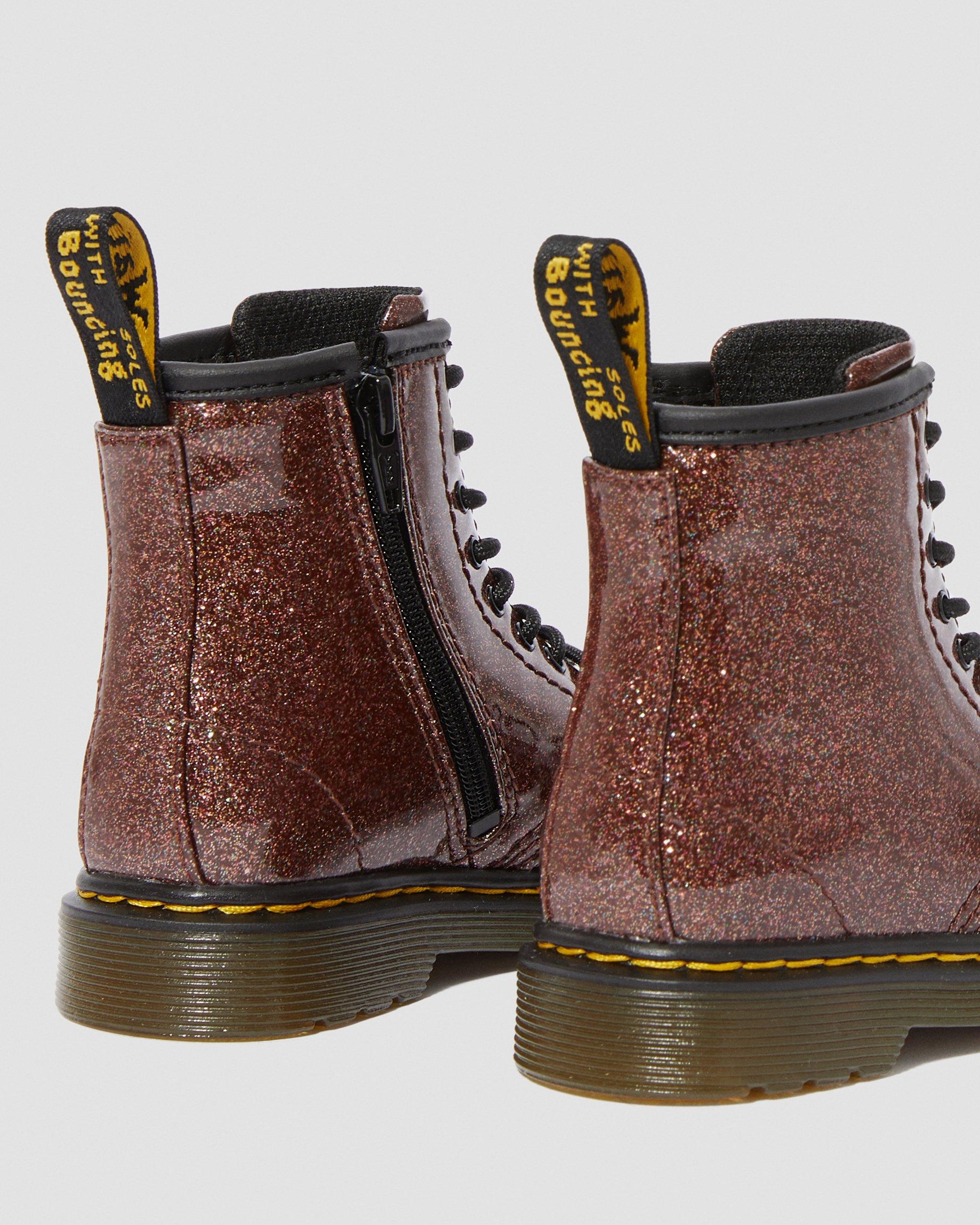 dr martens turquoise glitter