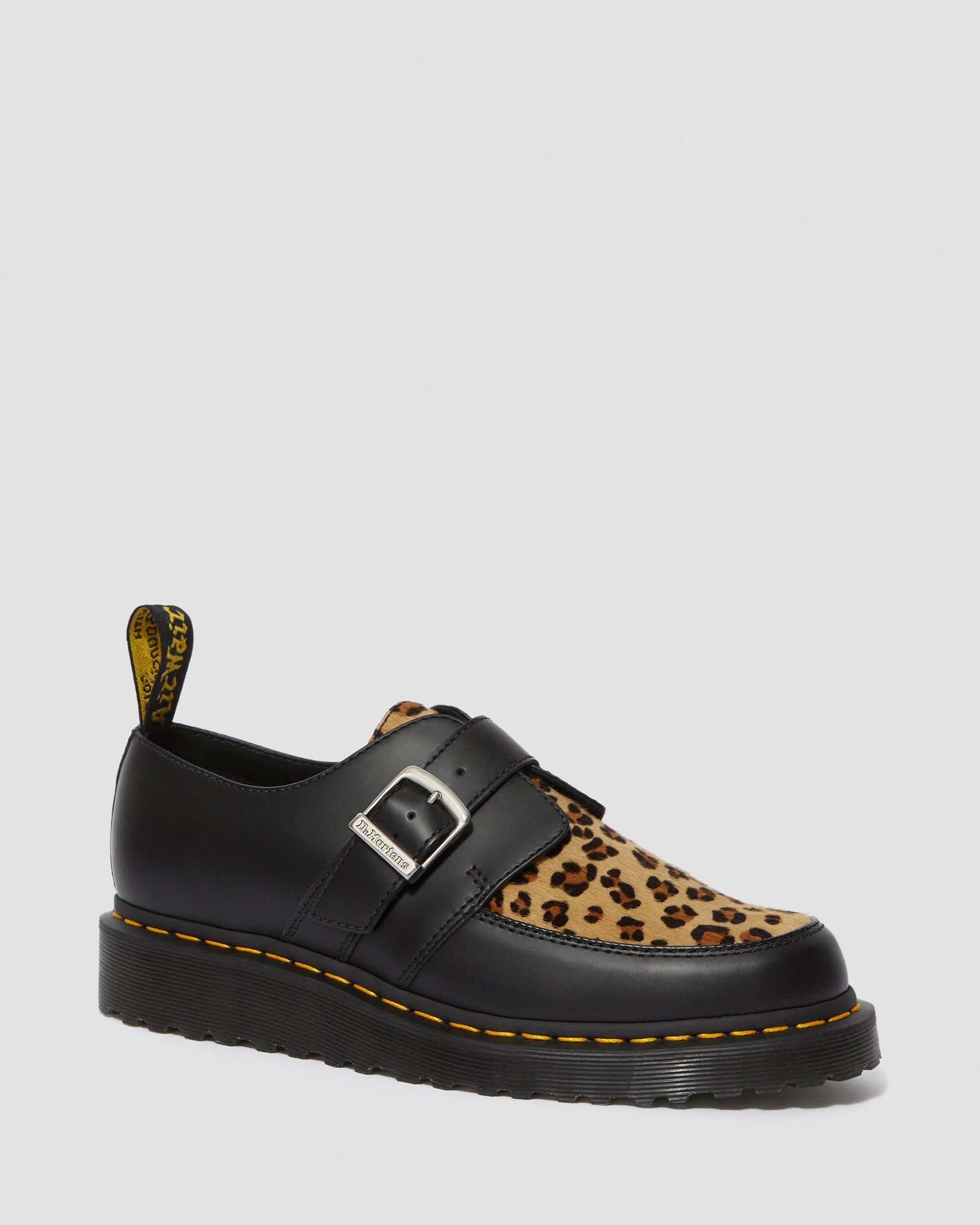 leopard print dr martens shoes