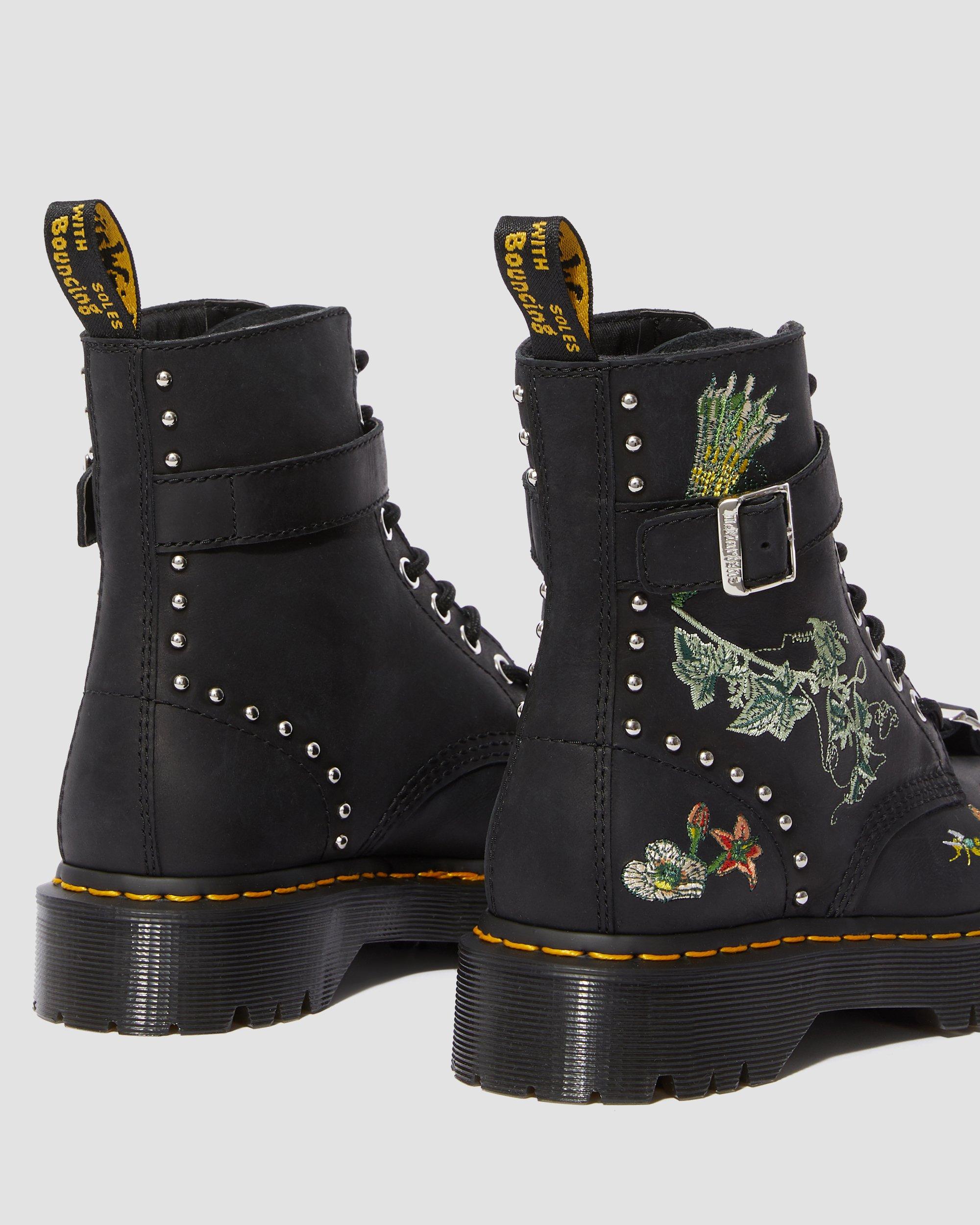 doc marten floral boots