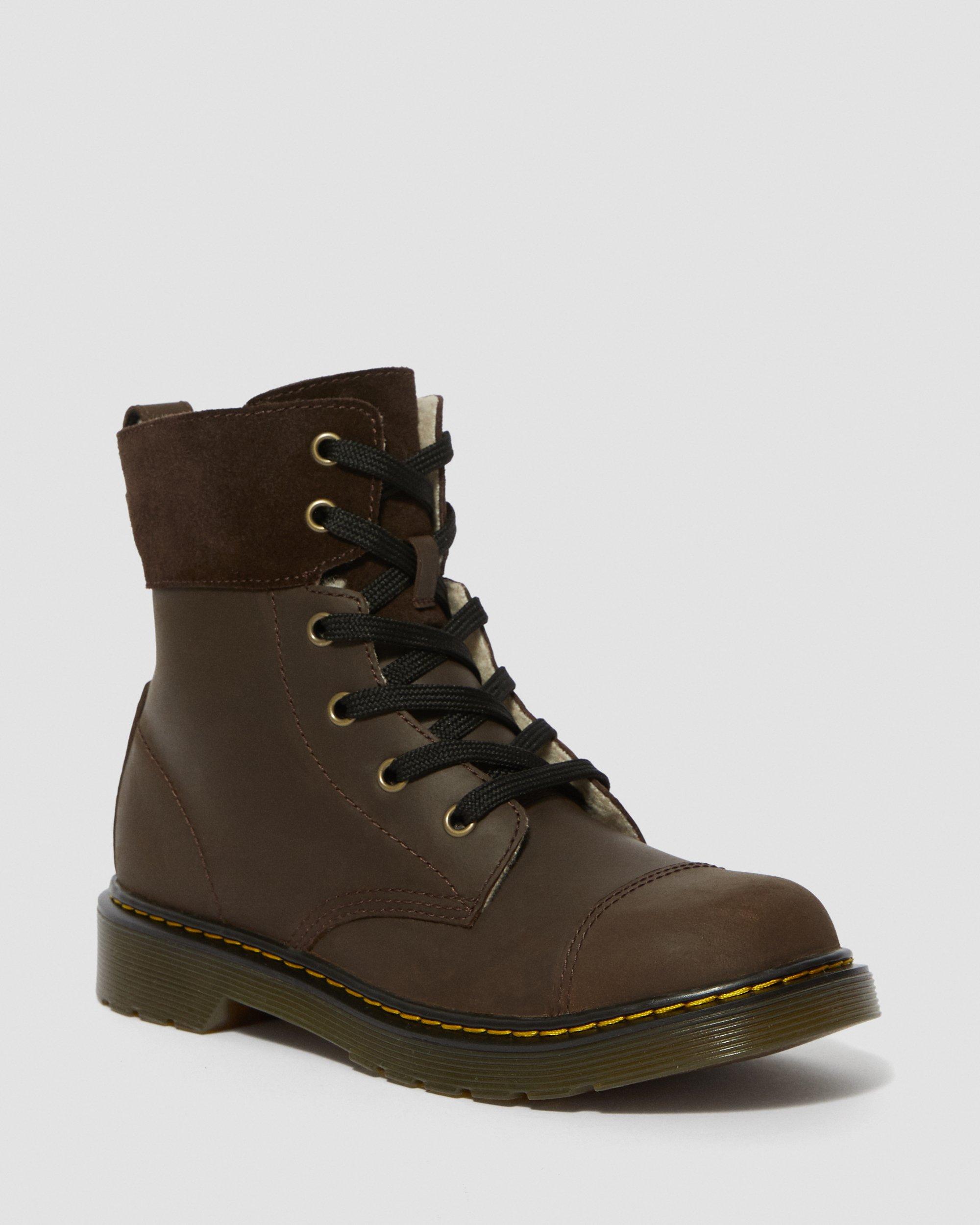 aimilita fur lined dr martens