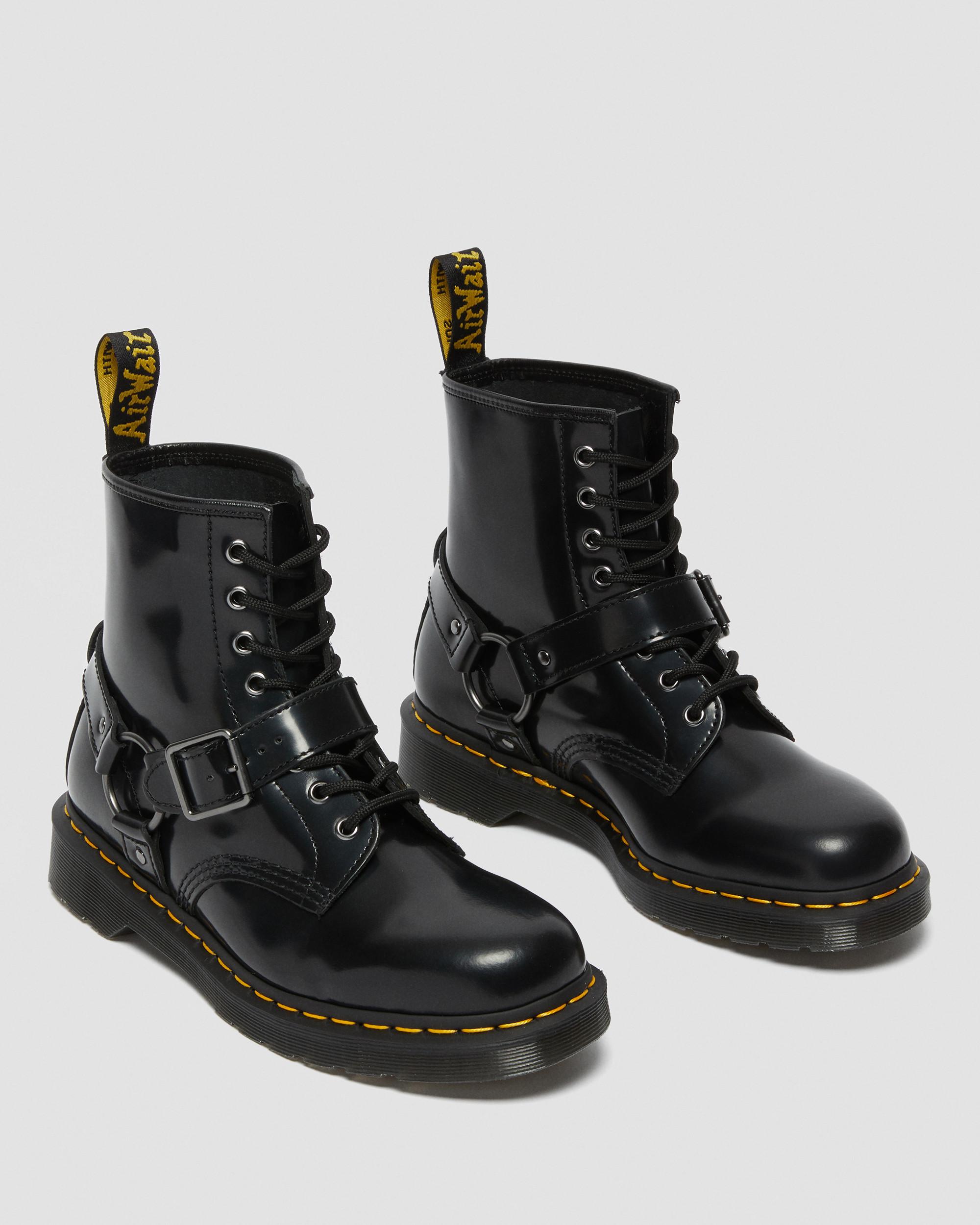1460 HARNESS LEATHER LACE UP BOOTS | Dr 