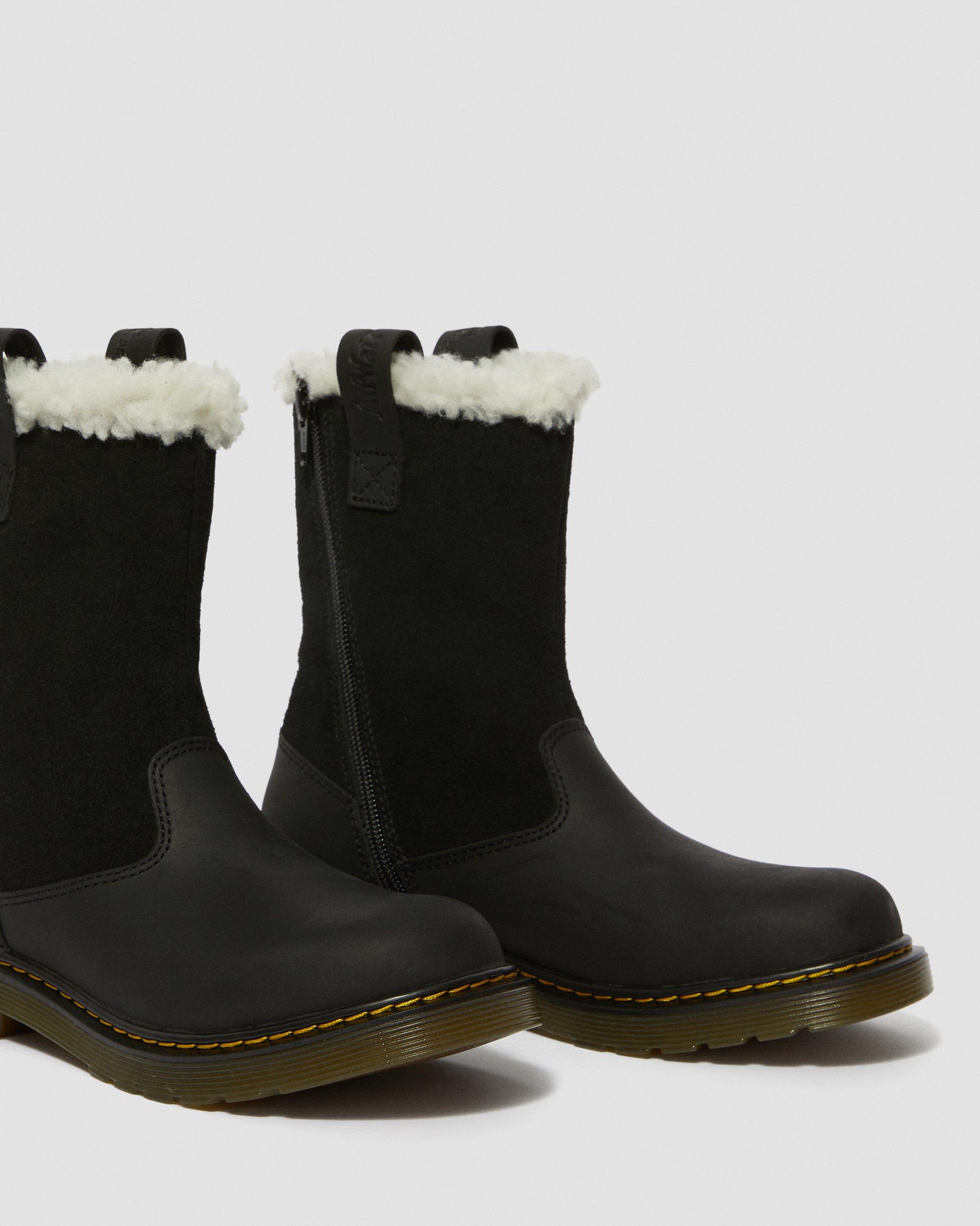 dr martens sheepskin lined boots