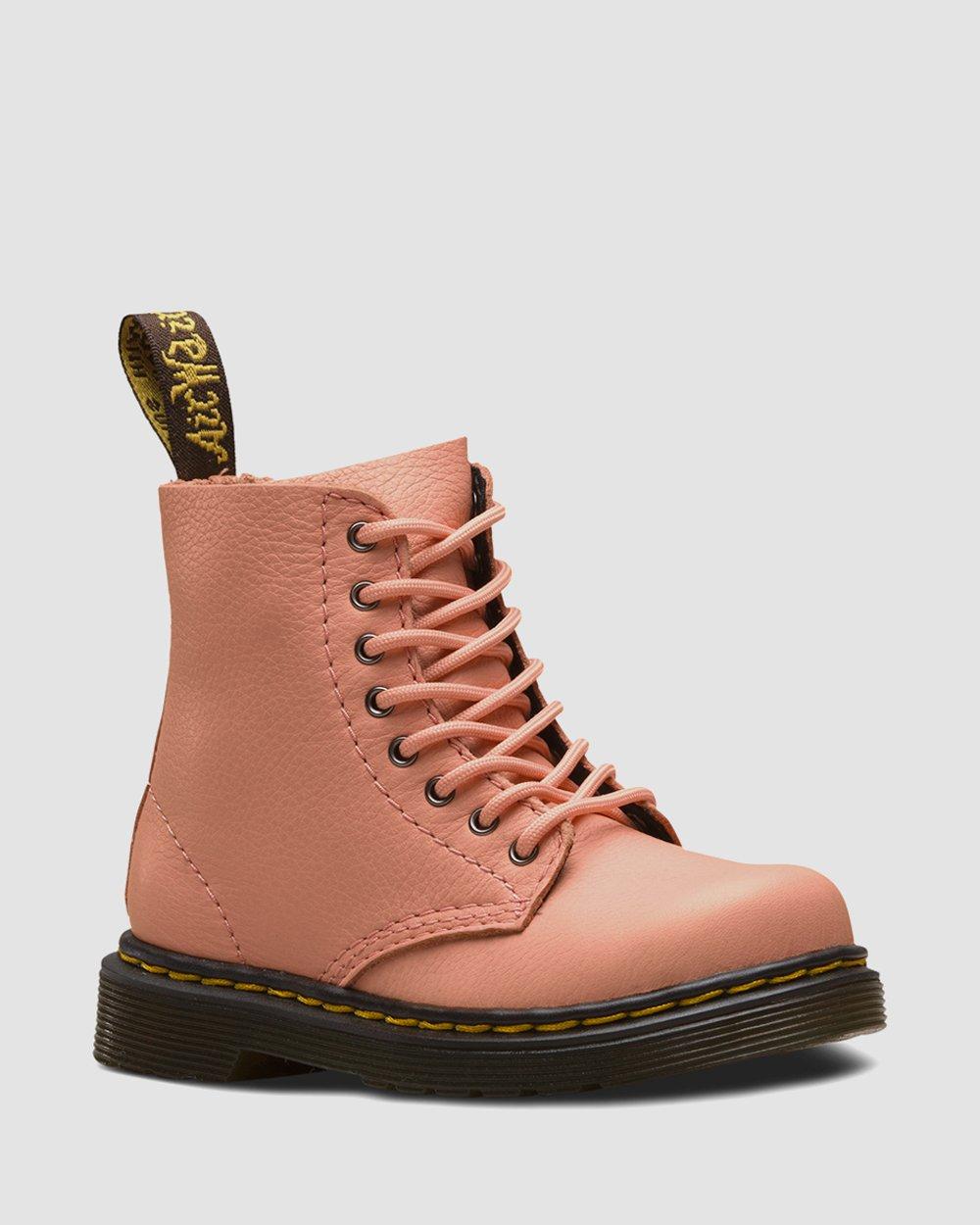 dr martens pink & purple pascal 8 eye boots