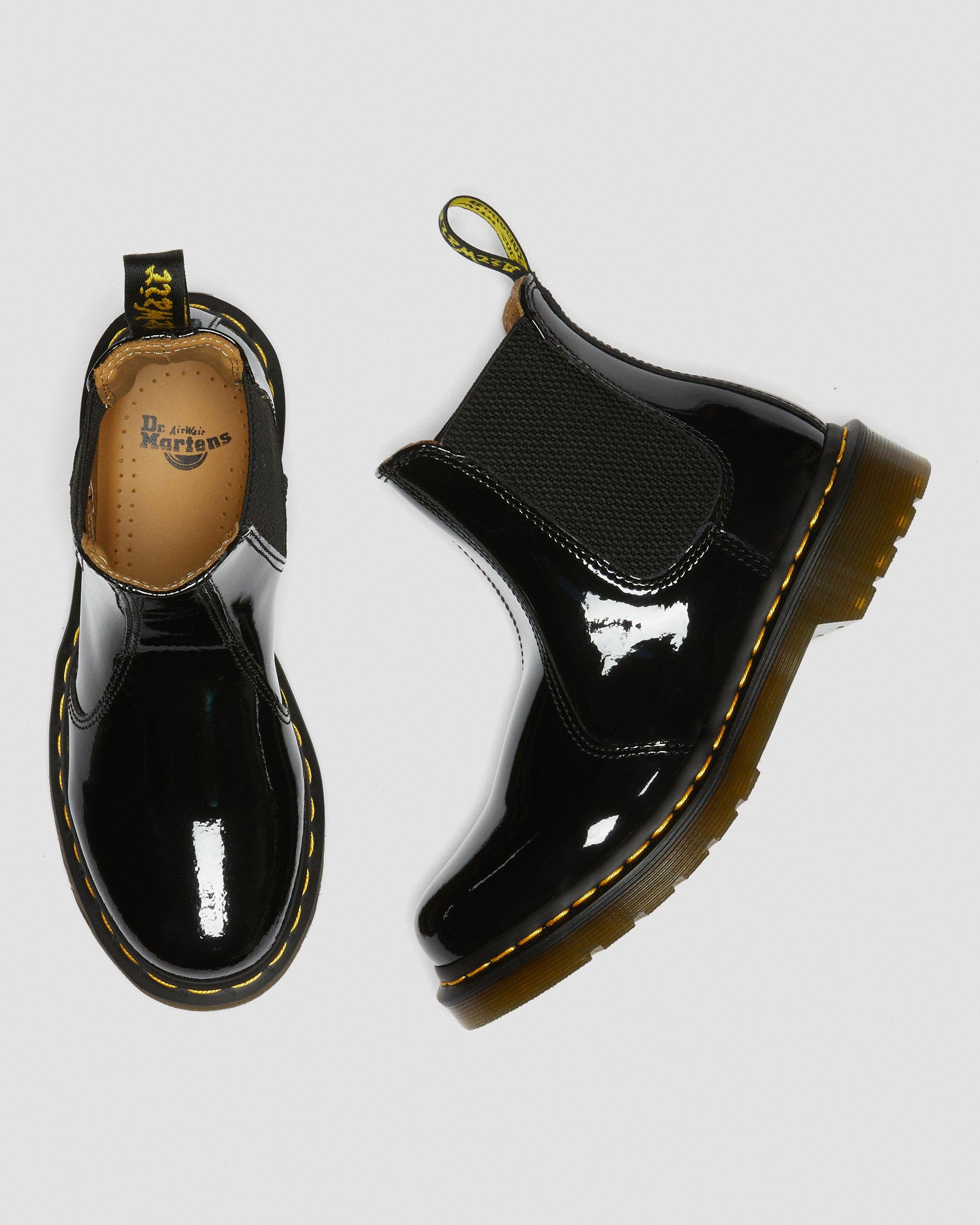 Buy > ladies patent leather chelsea boots > in stock