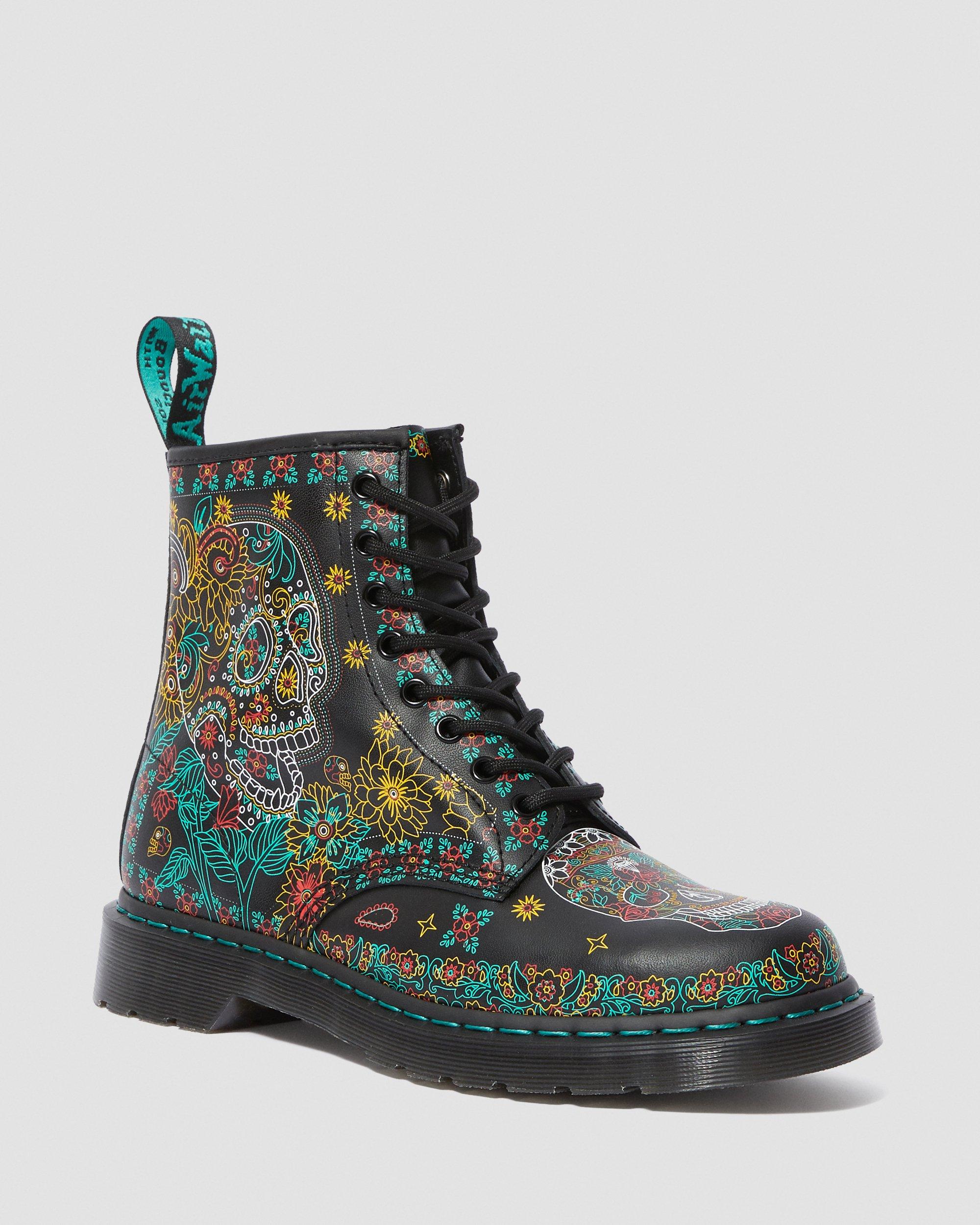 sugar skull boots for sale