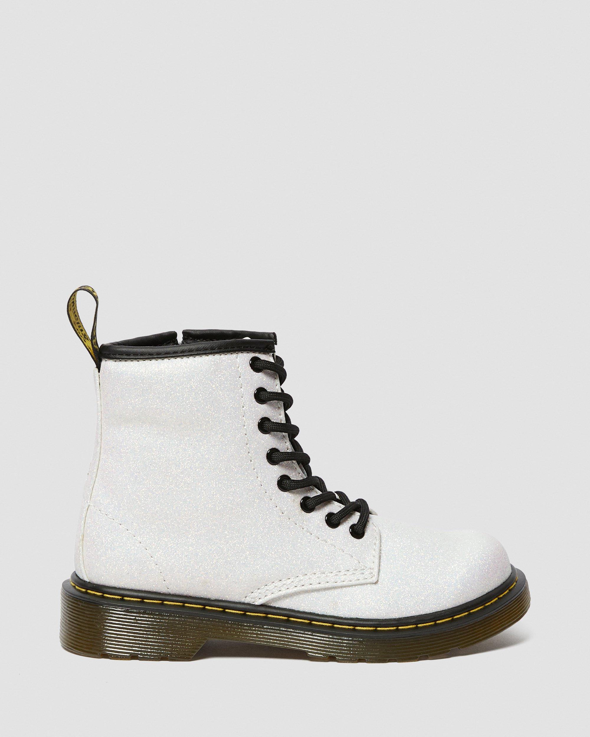 doc martens white glitter