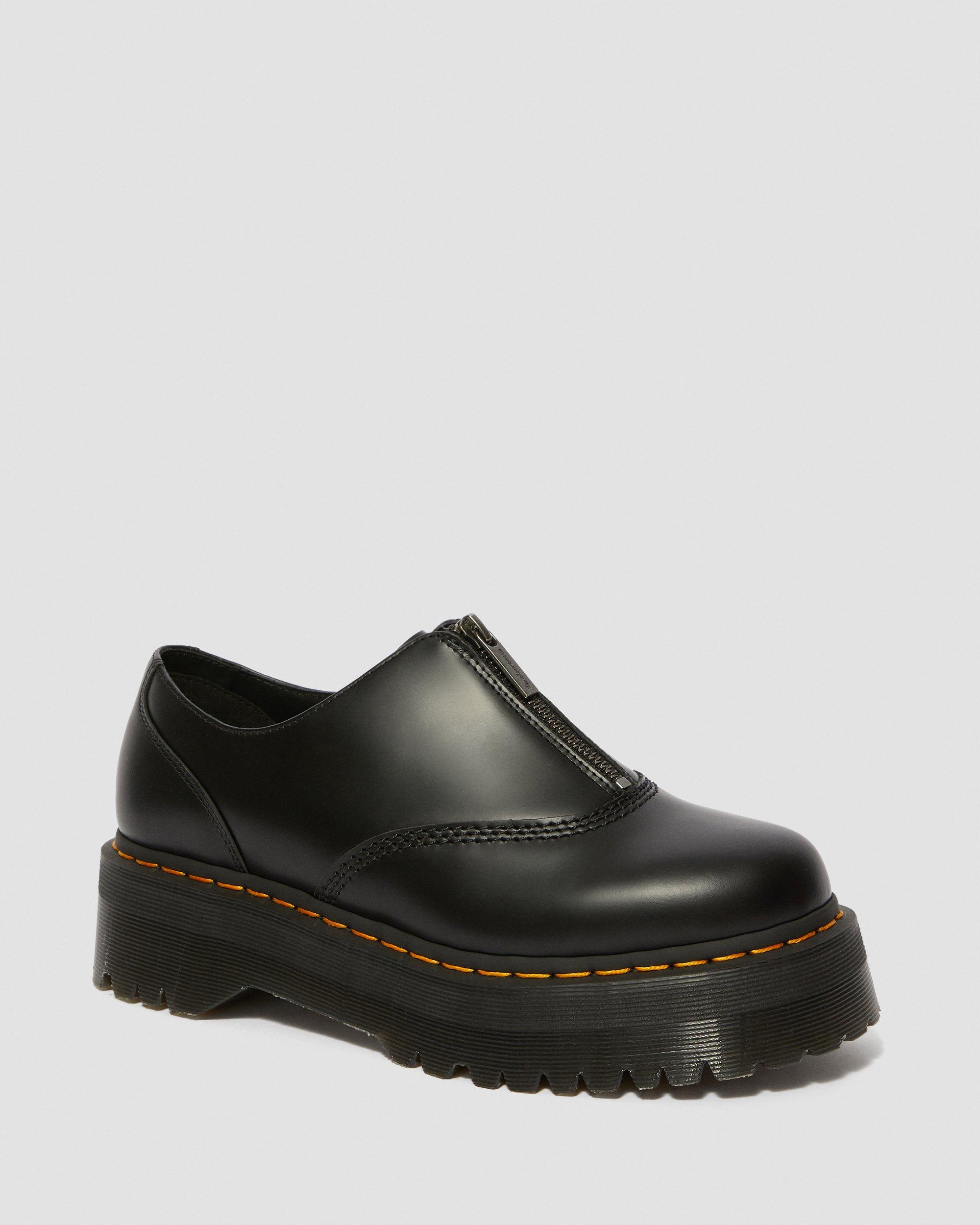 AURIAN II SMOOTH LEATHER PLATFORM SHOES 
