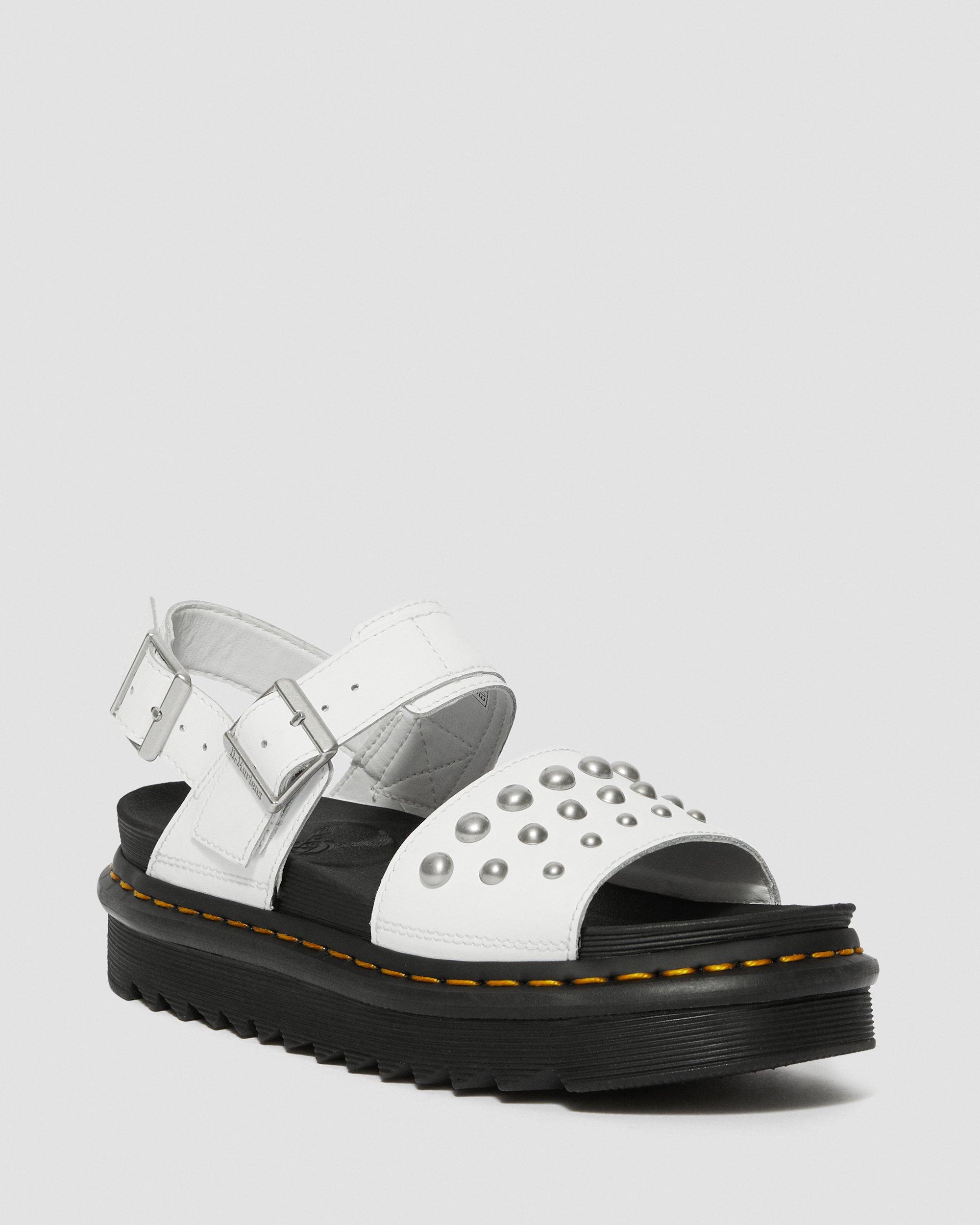 VOSS LEATHER STUDDED SANDALS | Dr 