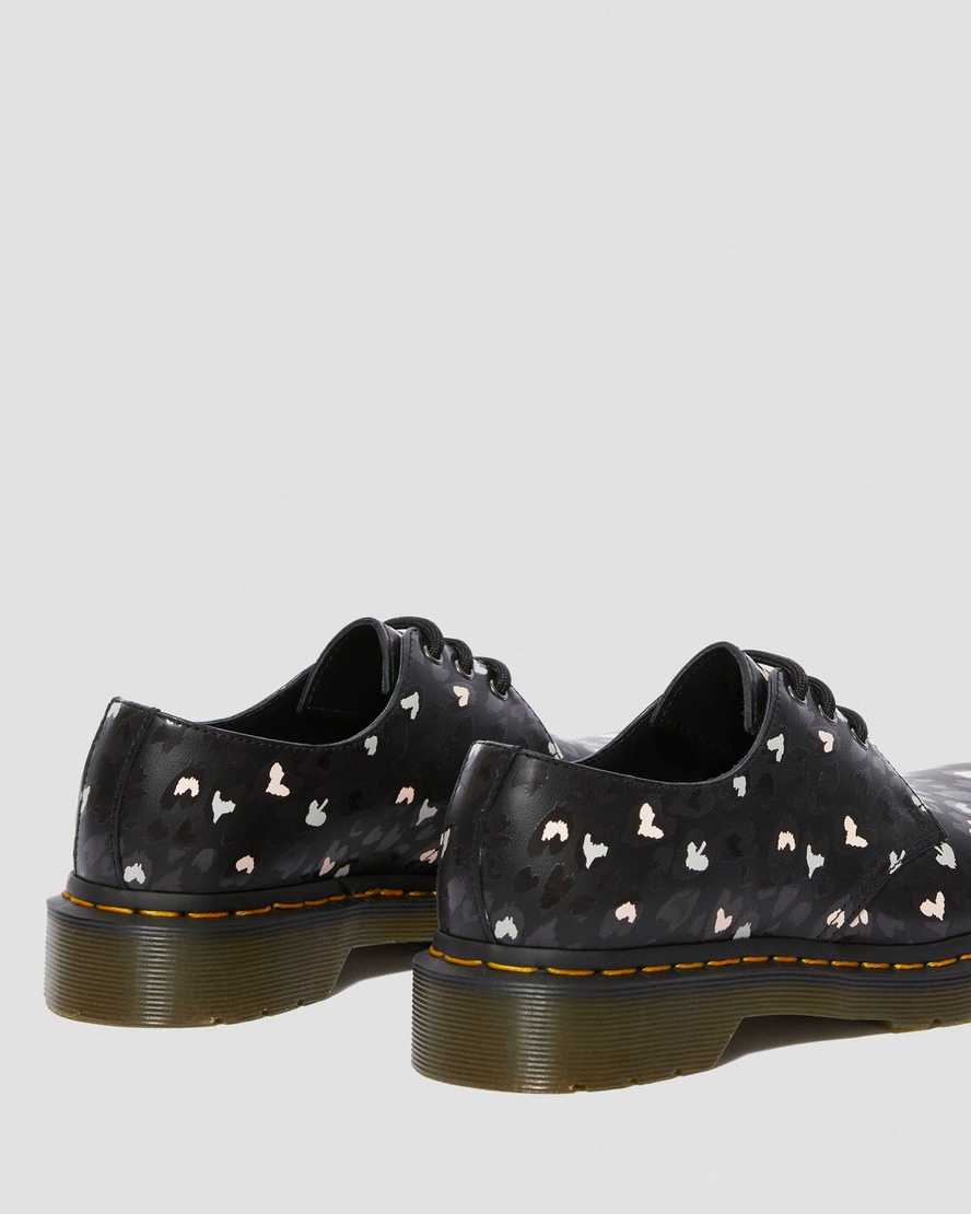 NIB Dr Martens 1461 LEATHER WILD HEART PRINTED OXFORD SHOES Women/'s Size 5