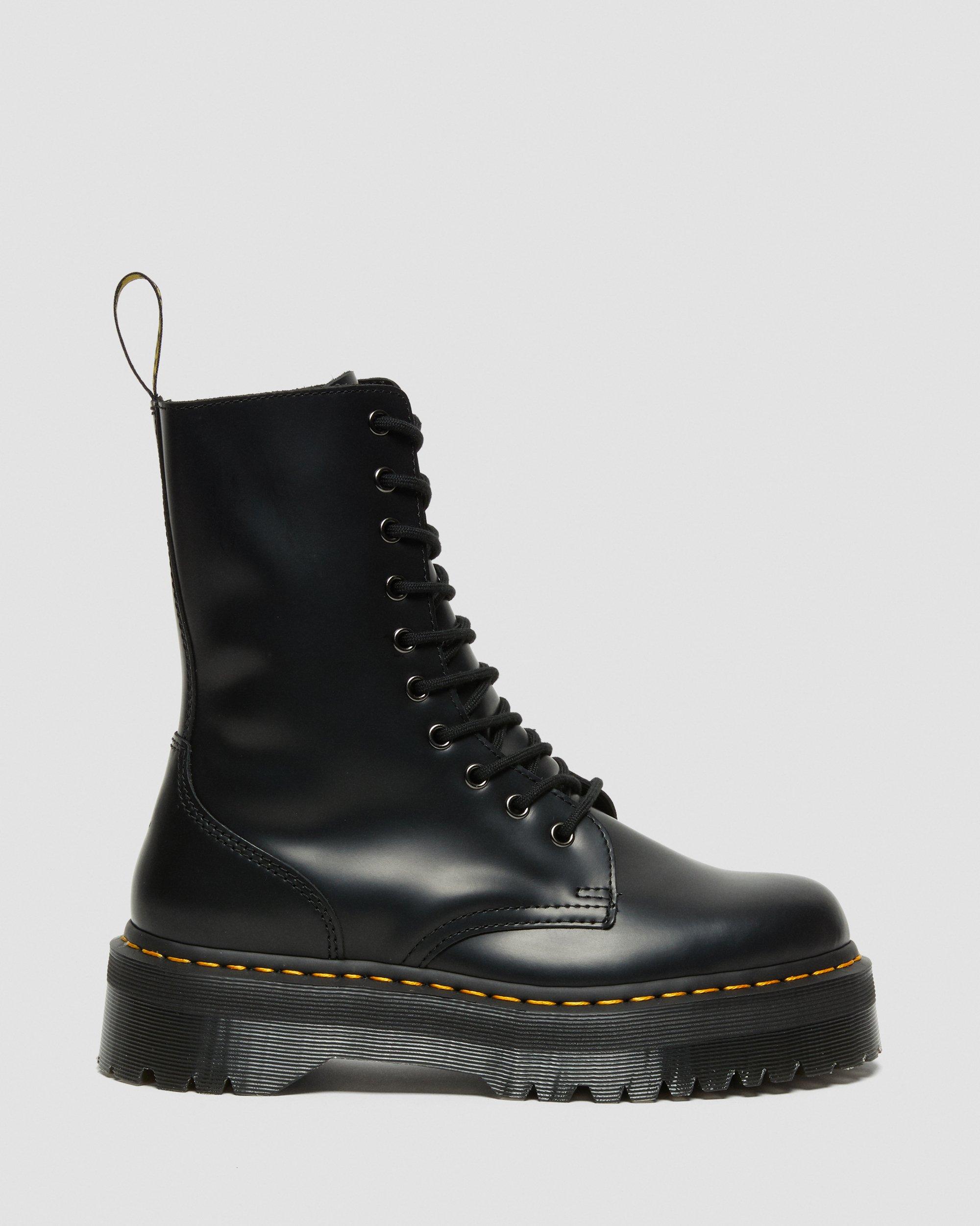 Jadon Hi Smooth Leather Platform Boots 
