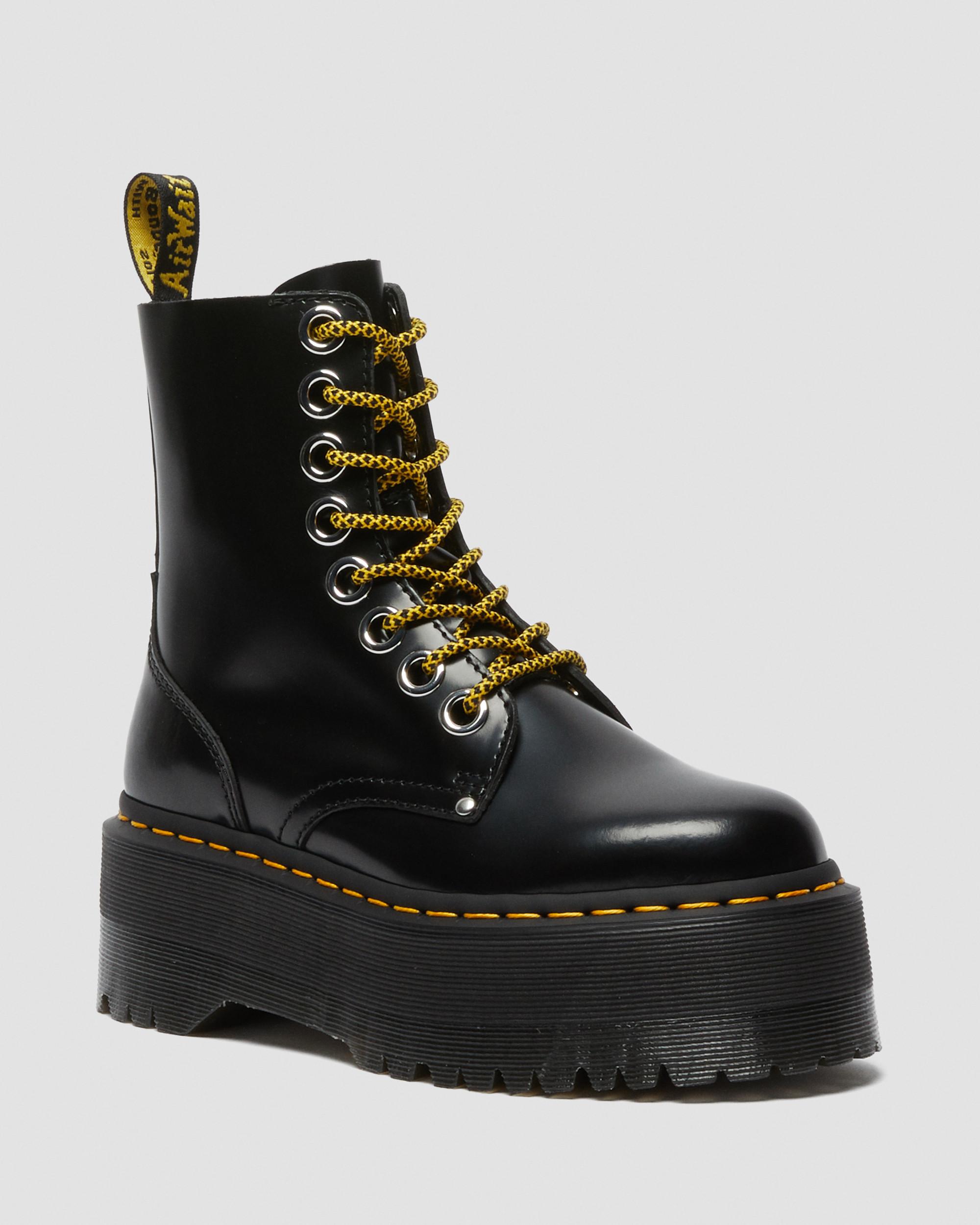 black platform boots dr martens