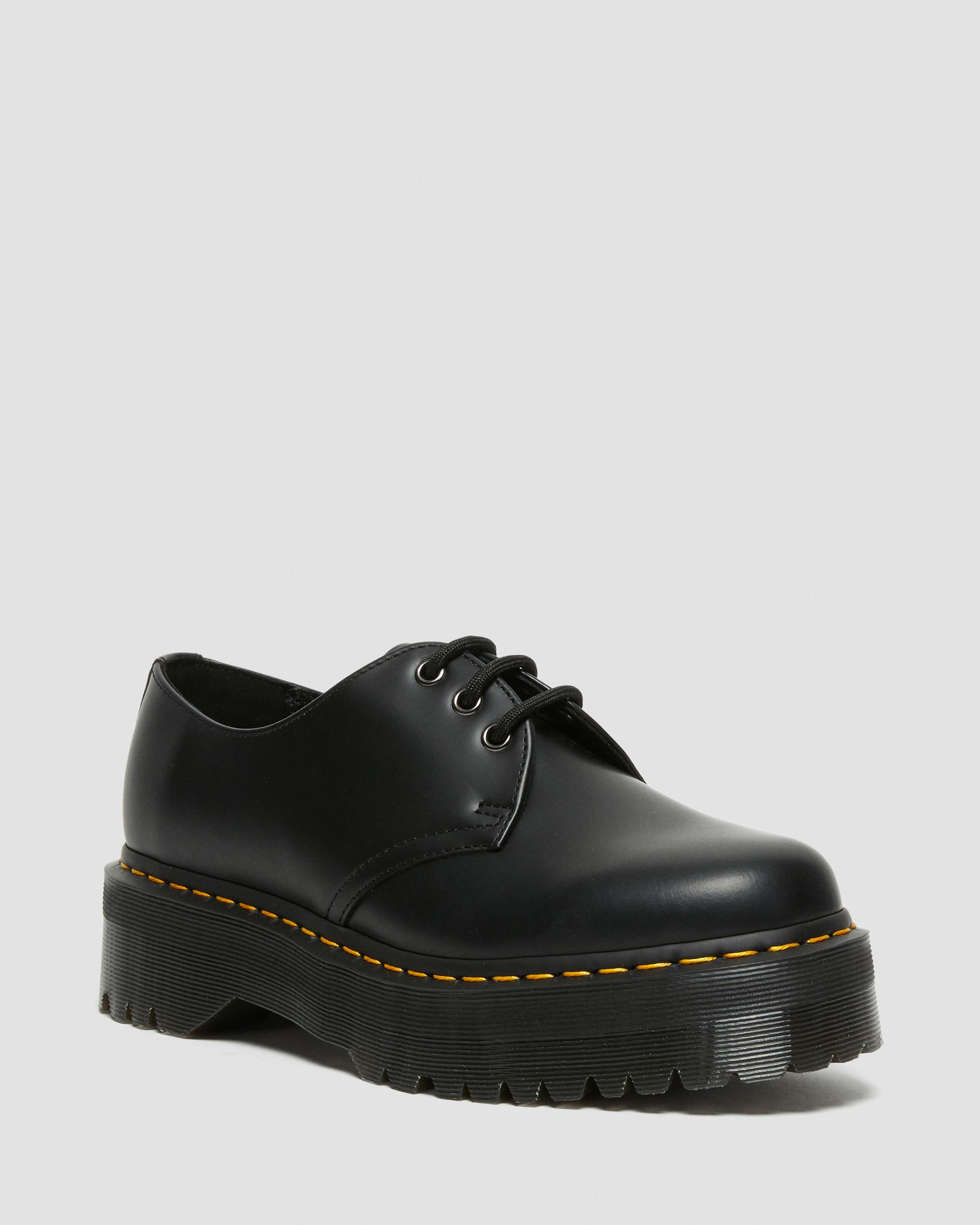 1461 SMOOTH LEATHER PLATFORM SHOES | Dr 