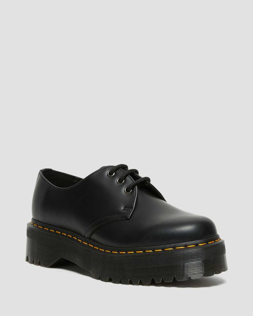 DR MARTENS 1461 Quad Platform Leather Shoes
