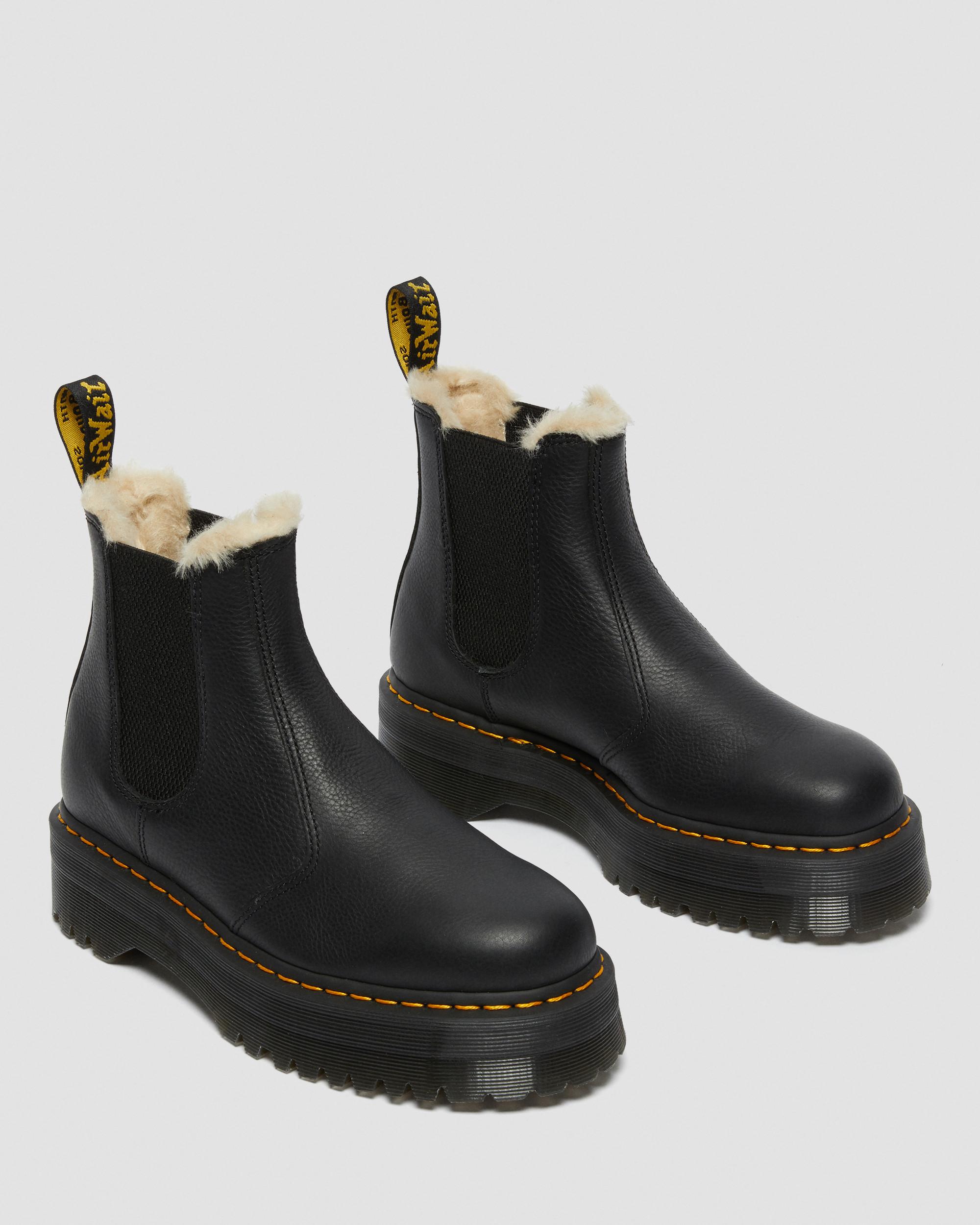 doc marten with fur