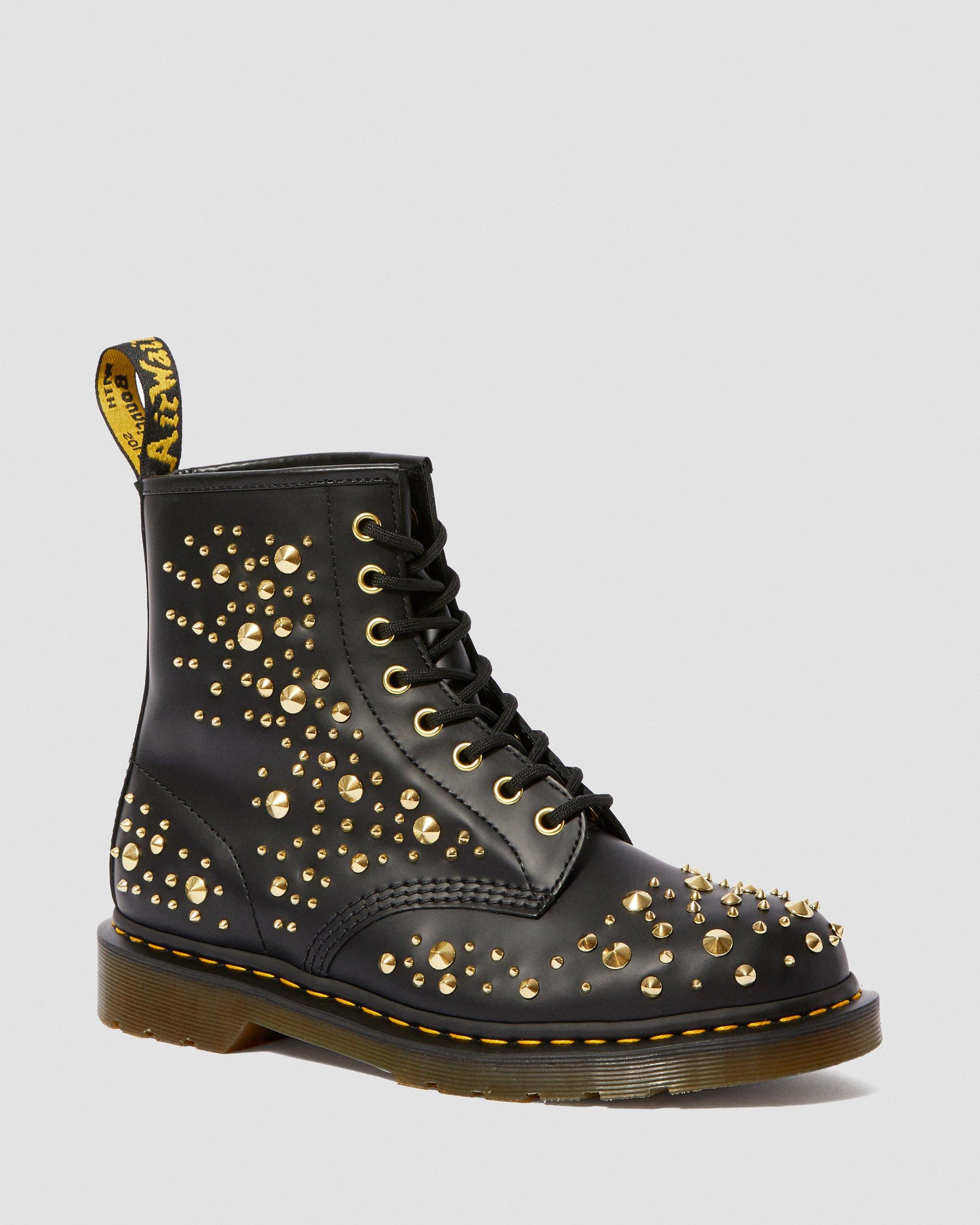 1460 MIDAS SMOOTH LEATHER GOLD STUDDED 