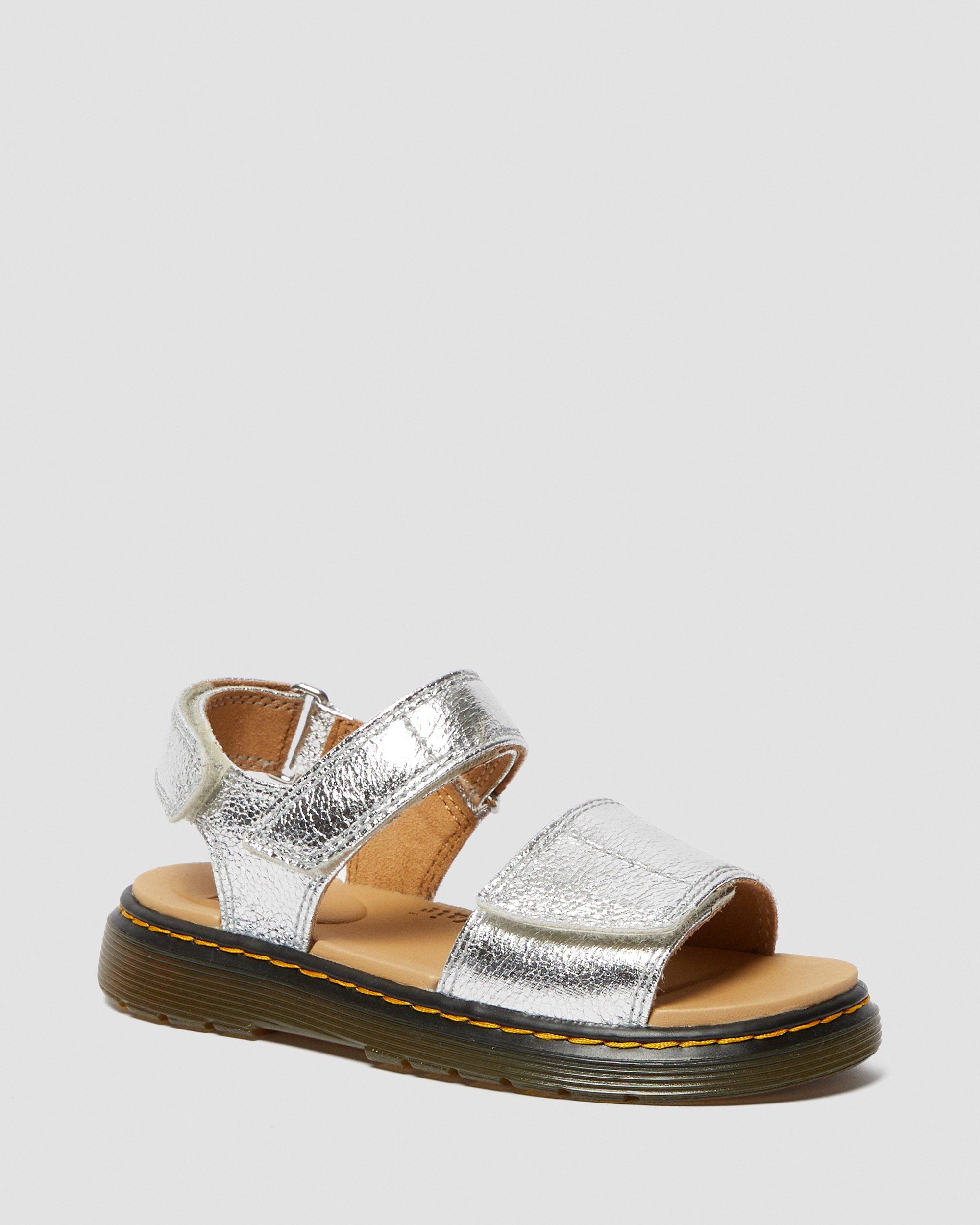 dr martens metallic sandals