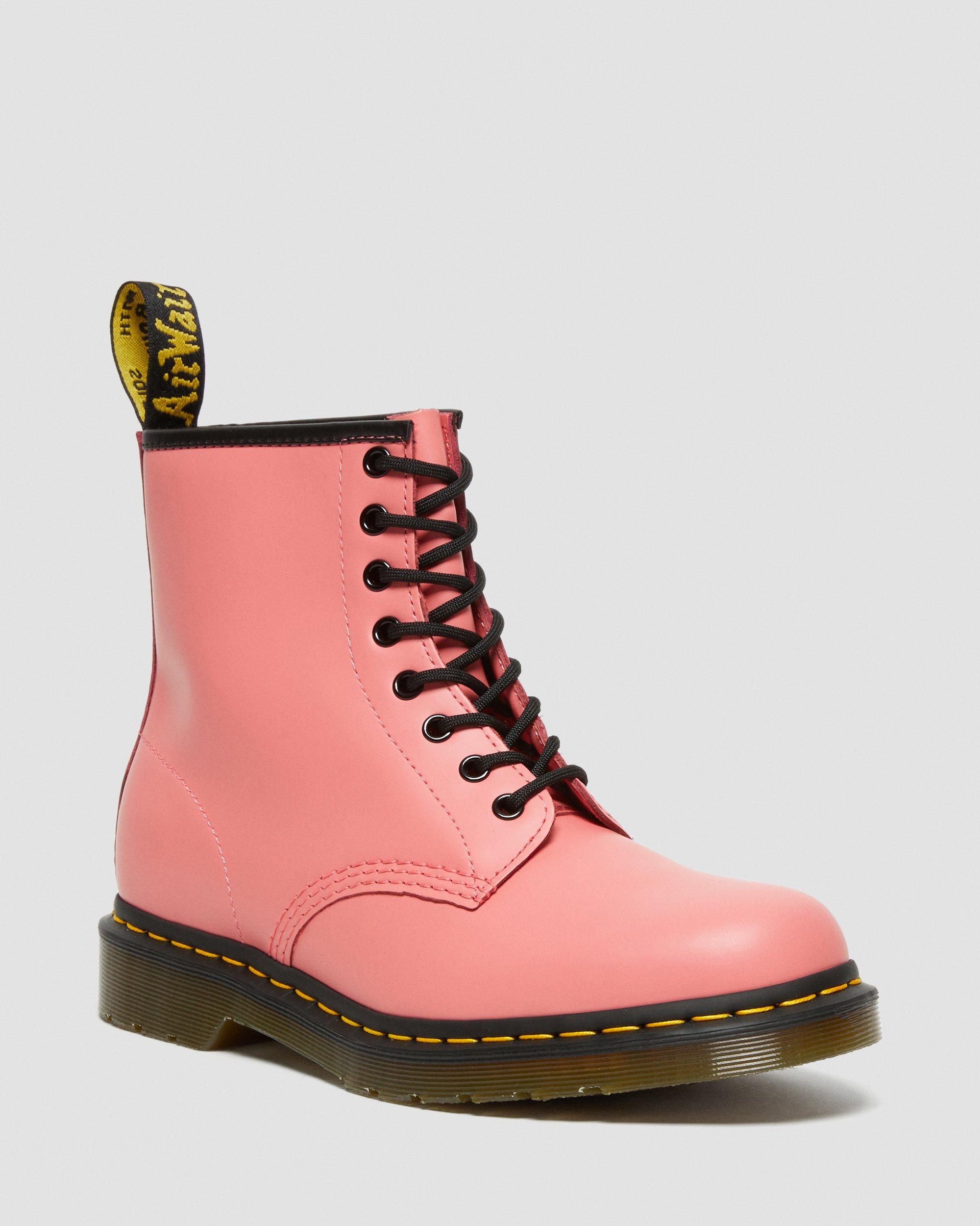 red and black doc martens