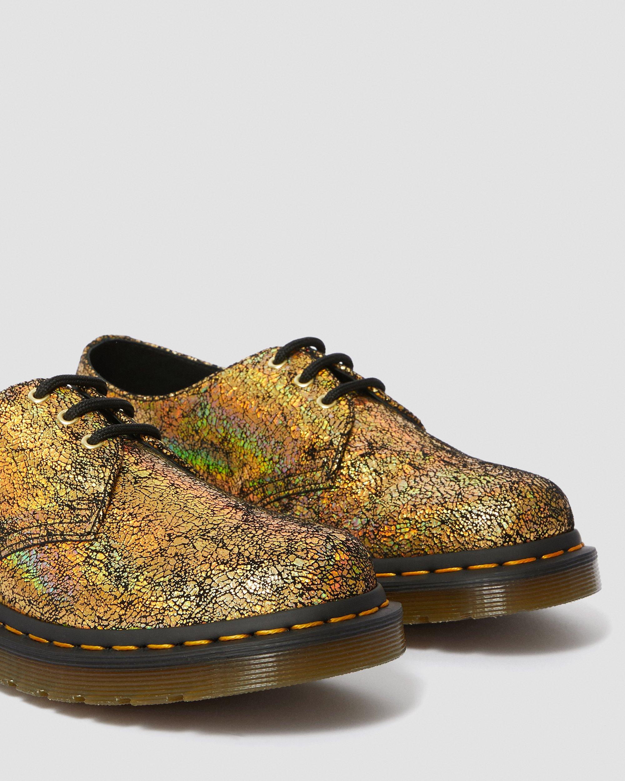 1461 iridescent hardware lace up shoes