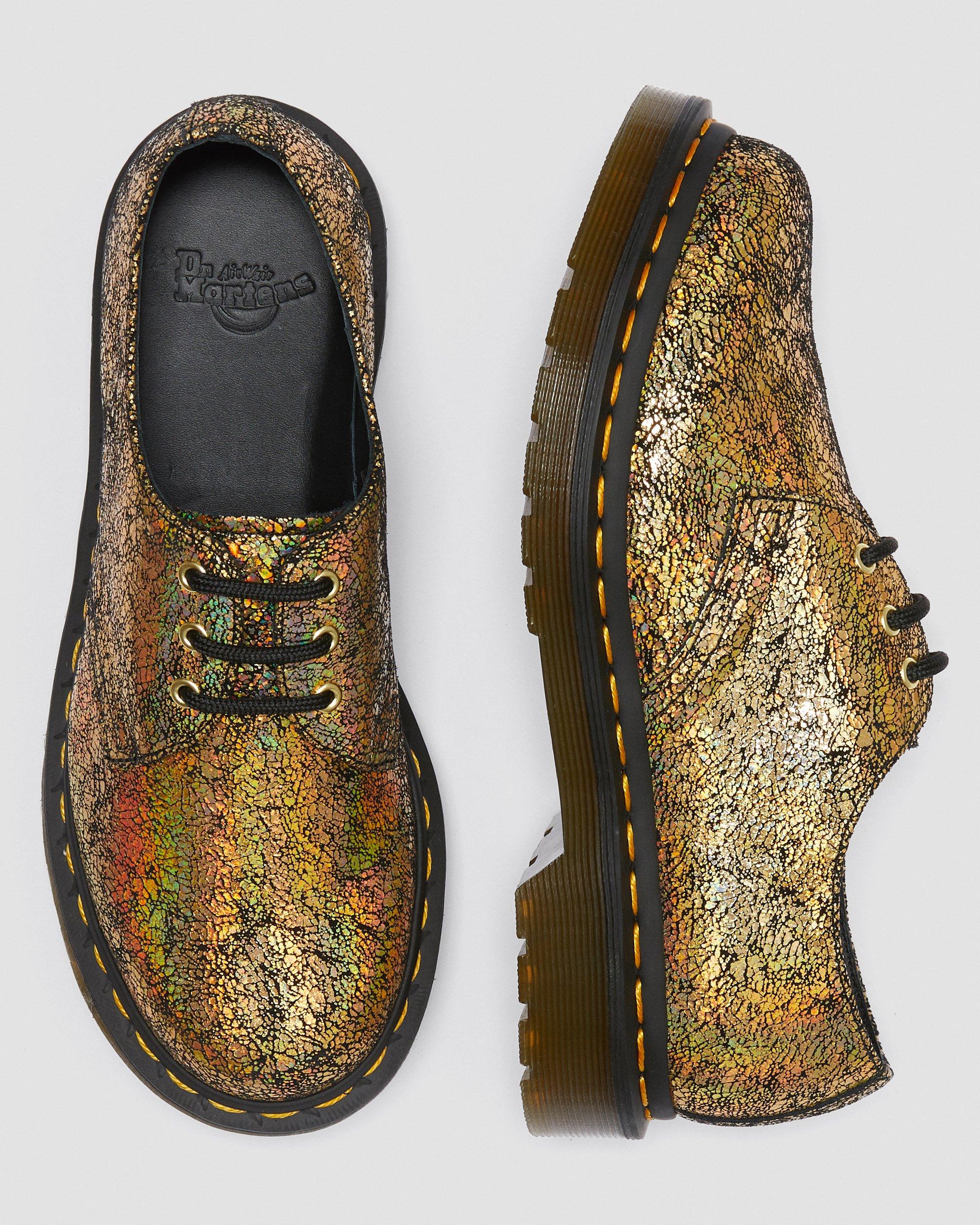 1461 iridescent hardware lace up shoes