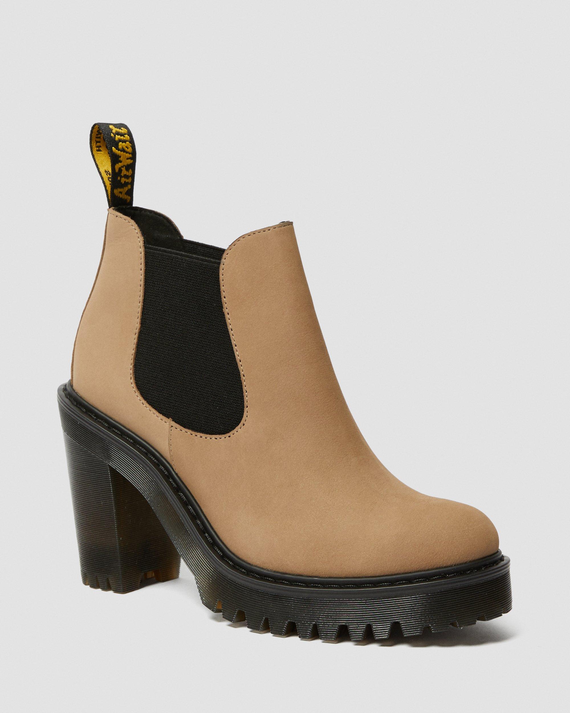 SUEDE HEELED CHELSEA BOOTS 