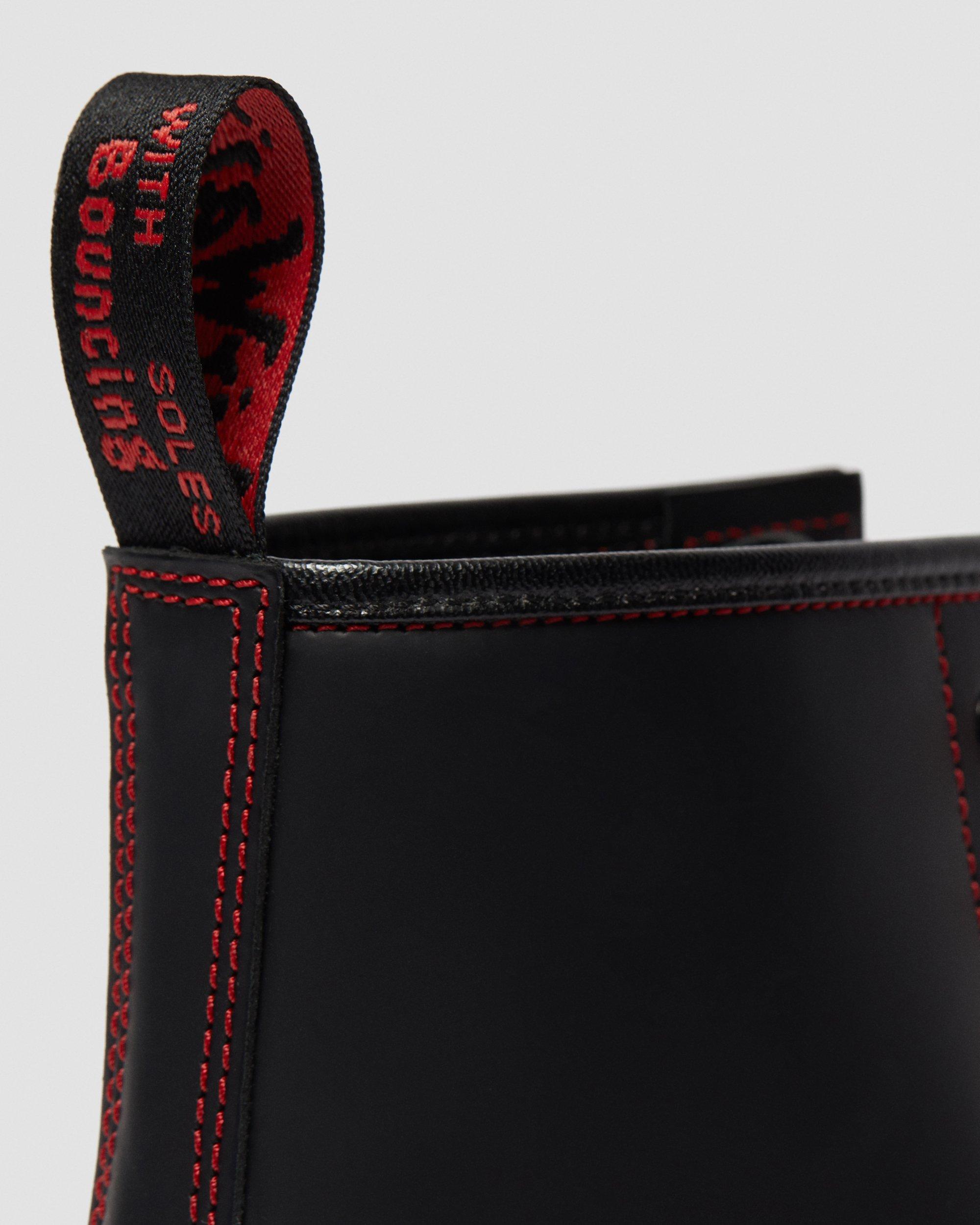 1460 contrast stitch leather boots