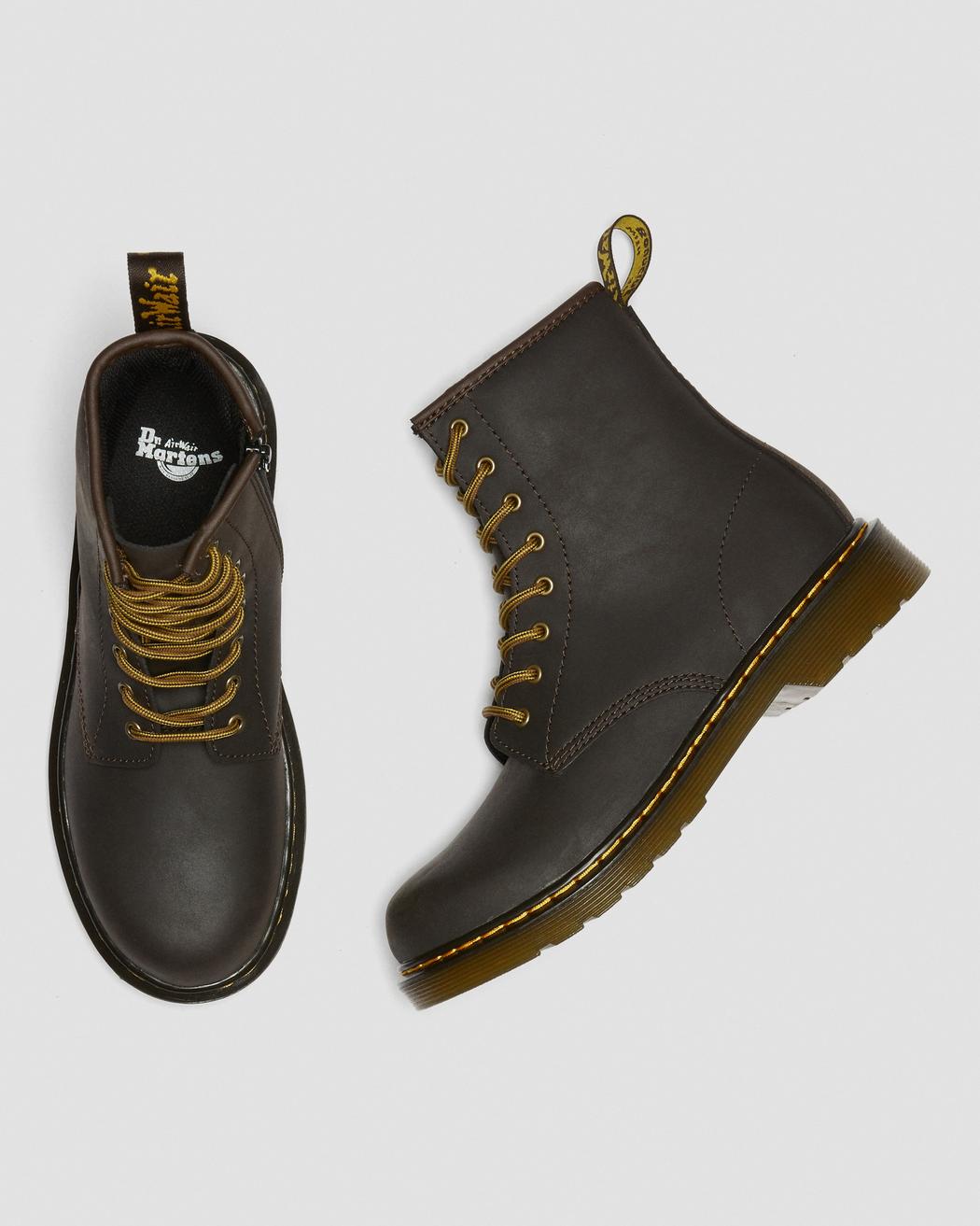 Youth 1460 Wildhorse Leather Lace Up Boots | Dr. Martens