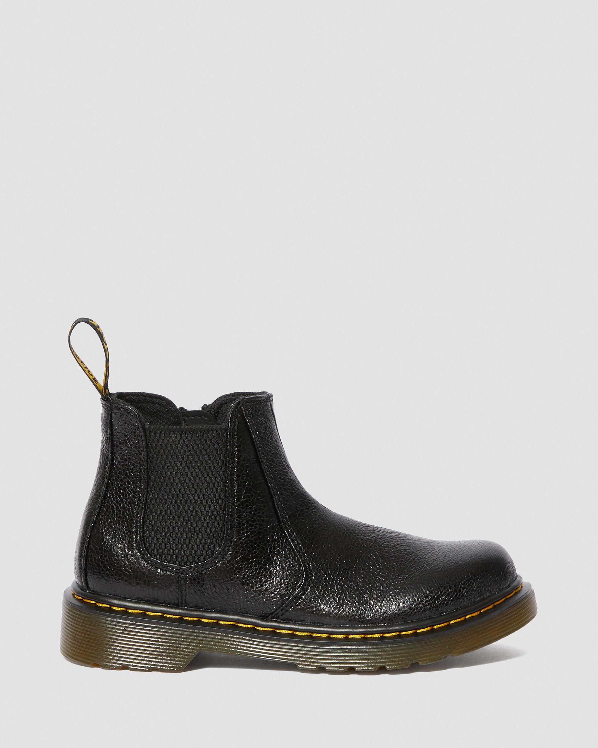 Junior 2976 Crinkle Metallic Chelsea Boots Dr. Martens