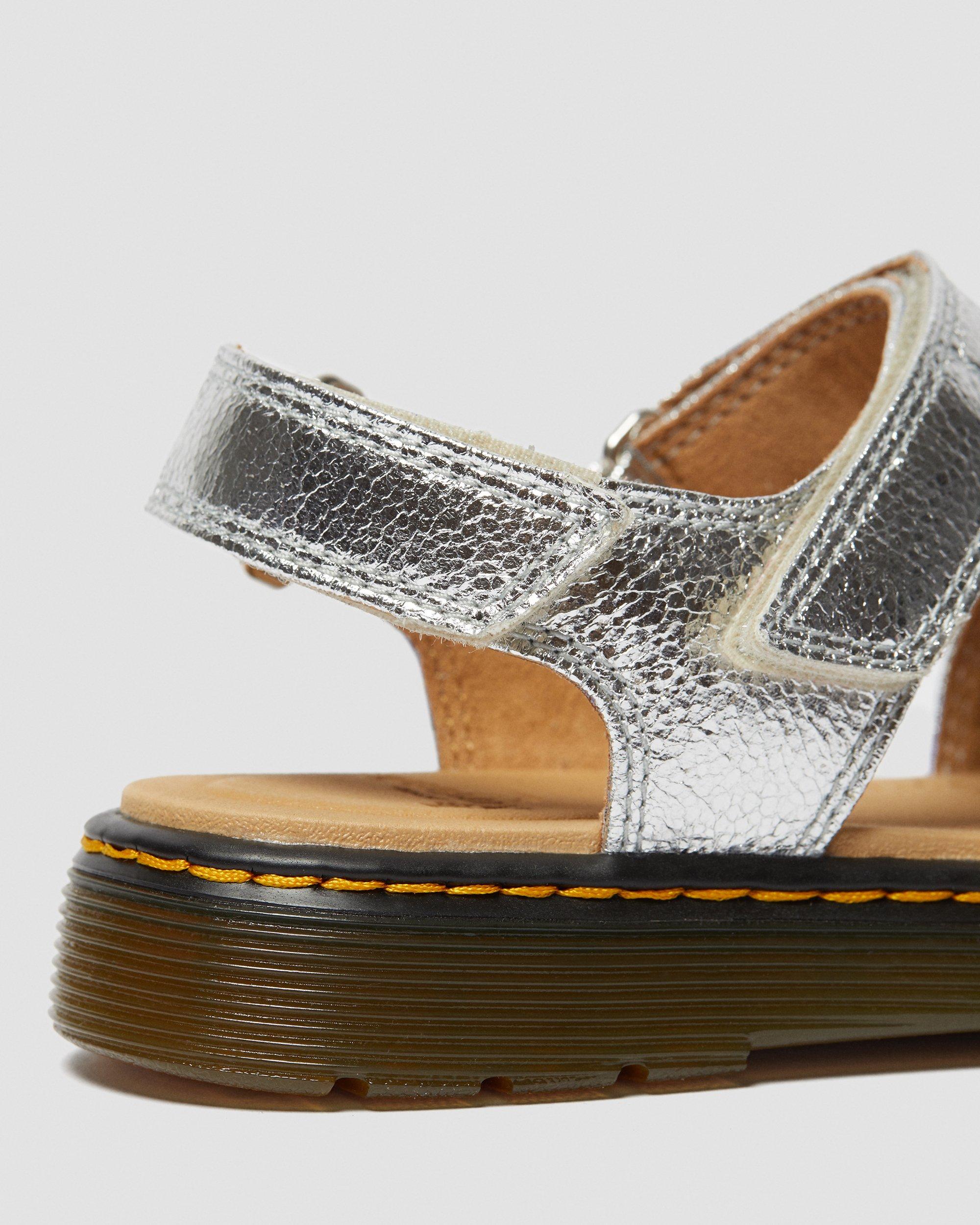 dr martens romi red leather strap flat sandals