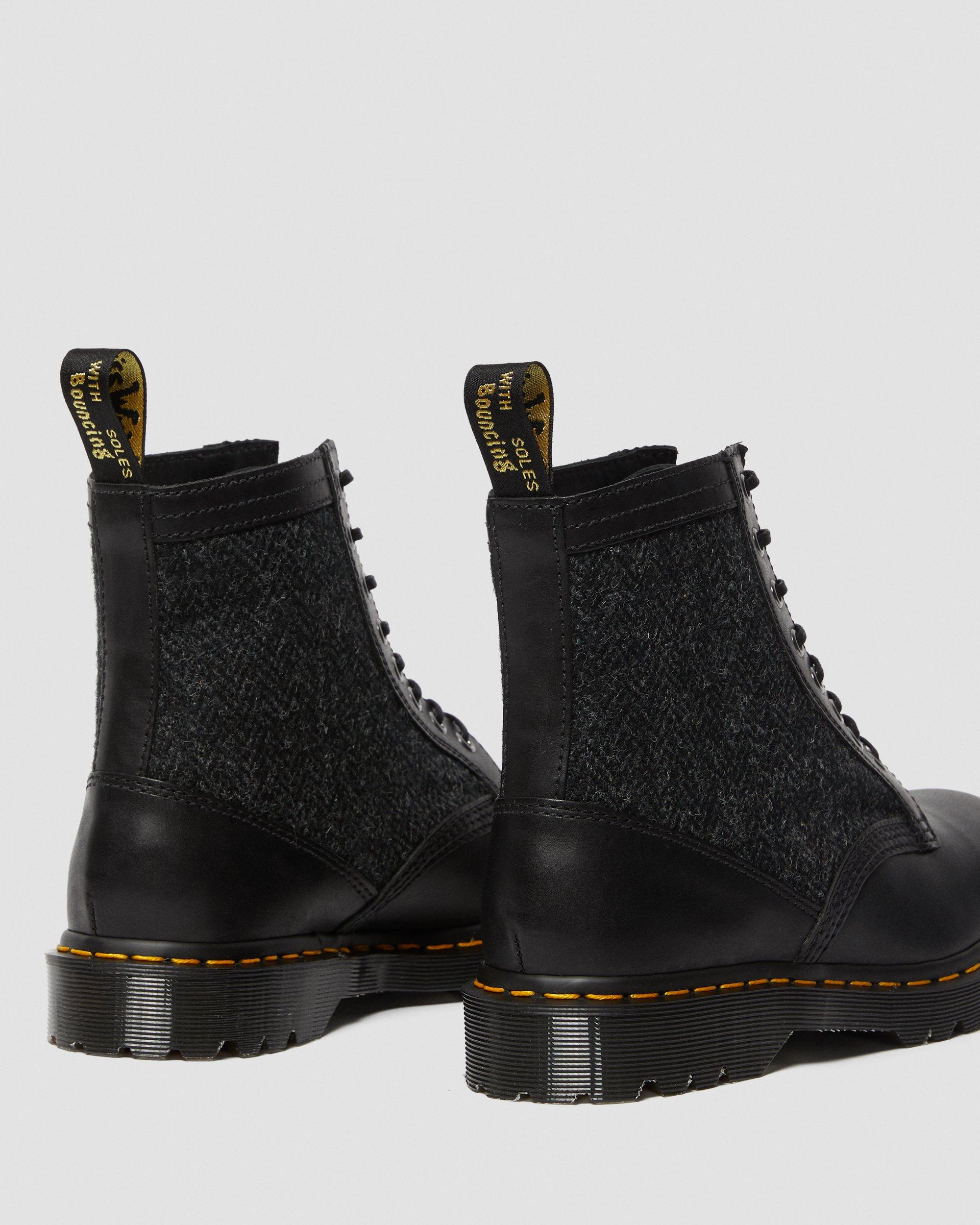 dr martens harris tweed boots