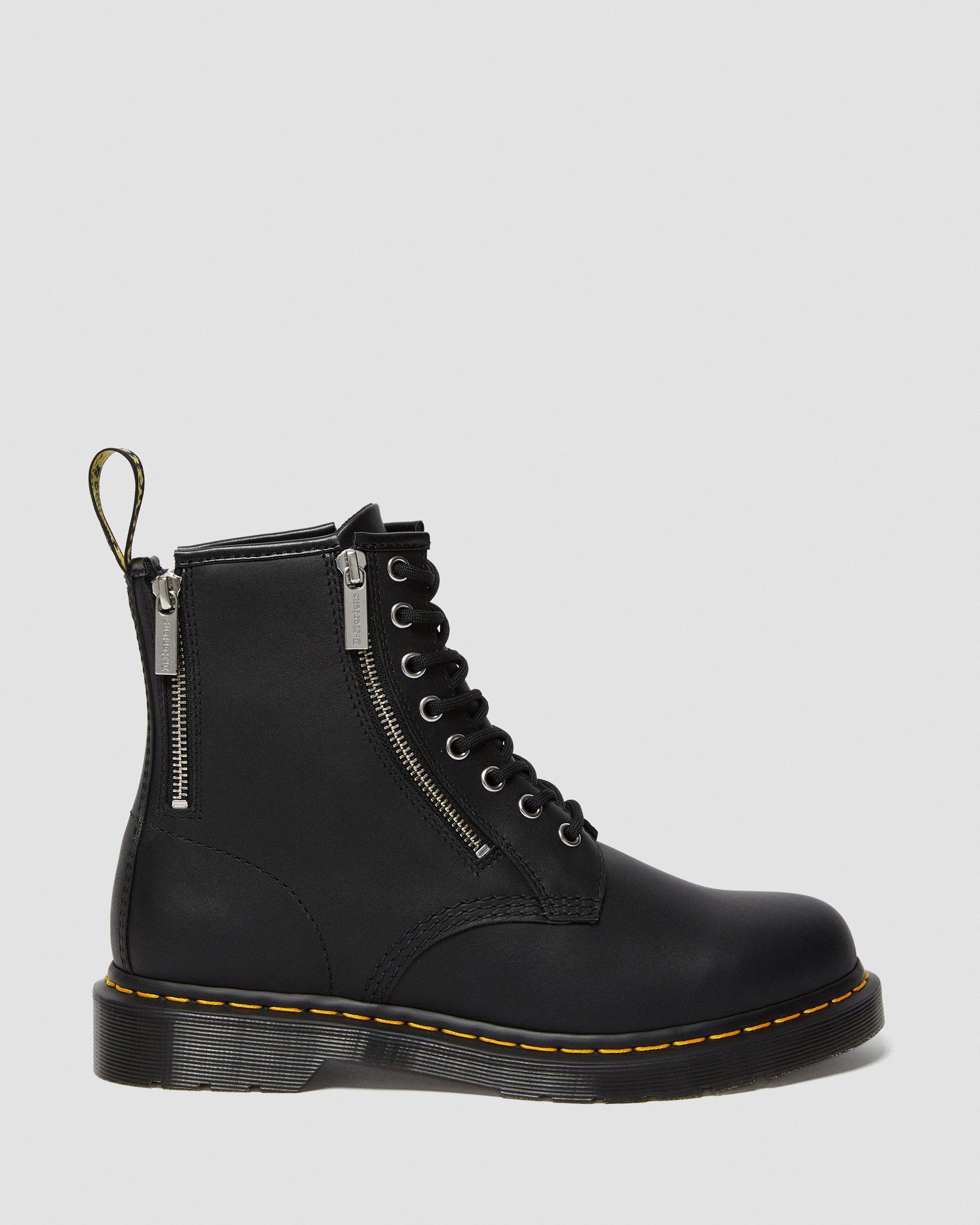 1460 ZIP NAPPA LEATHER LACE UP BOOTS | Dr. Martens Official