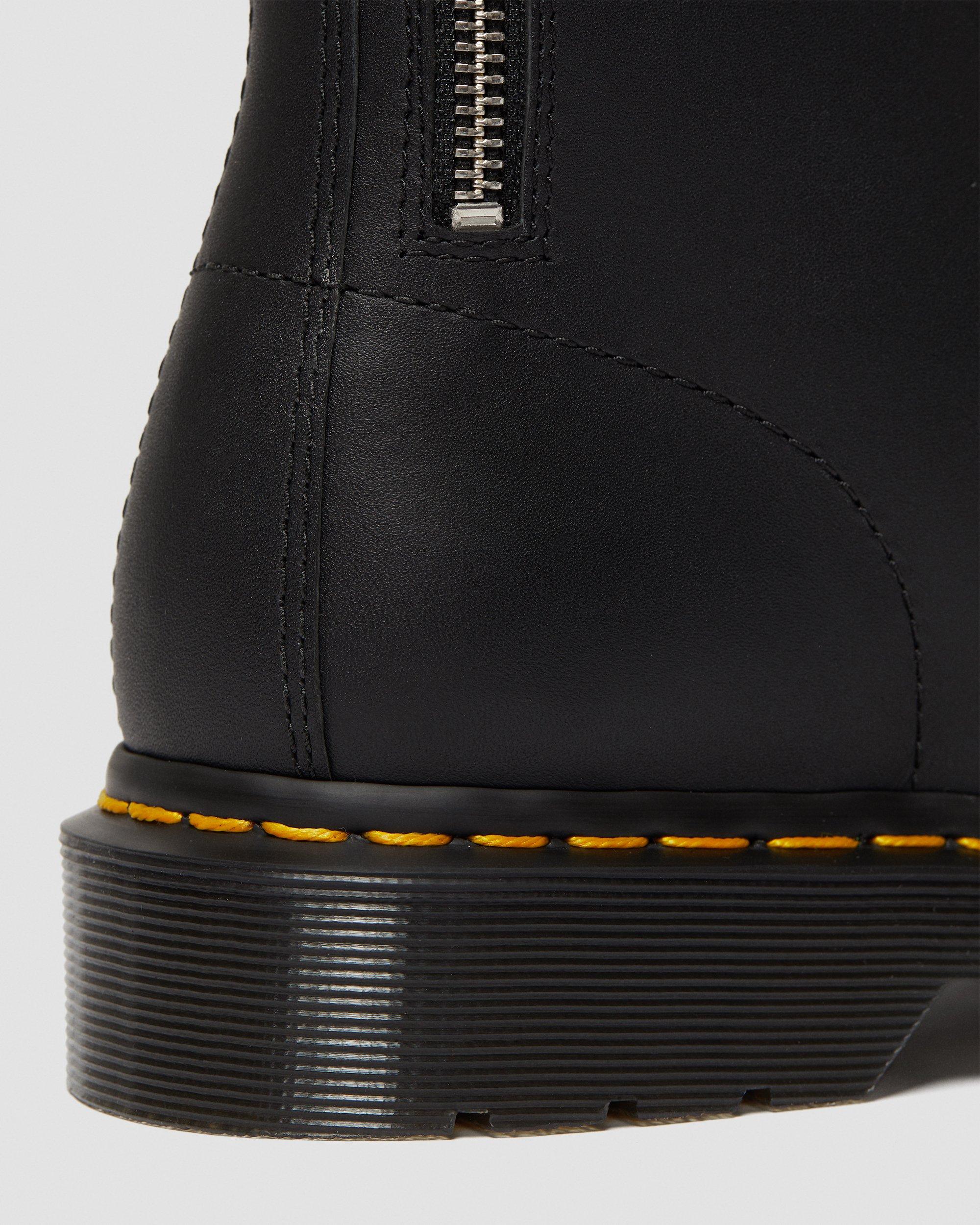 1460 zip nappa leather lace up boots