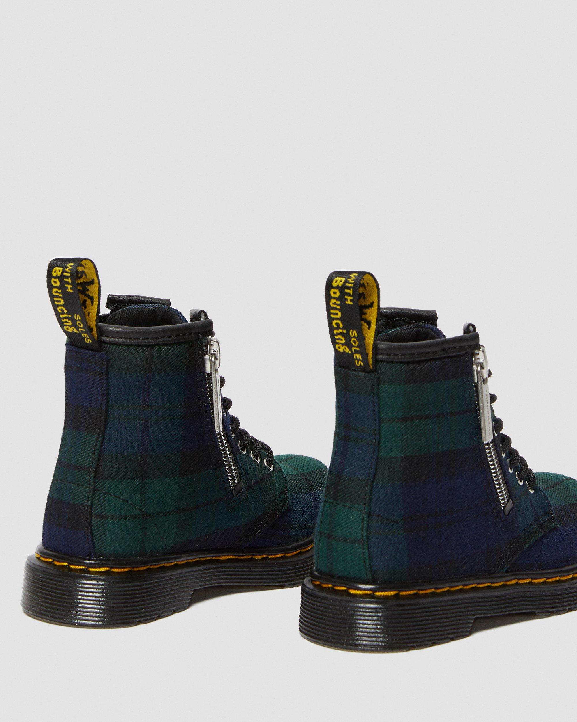 dr martens tartan canvas