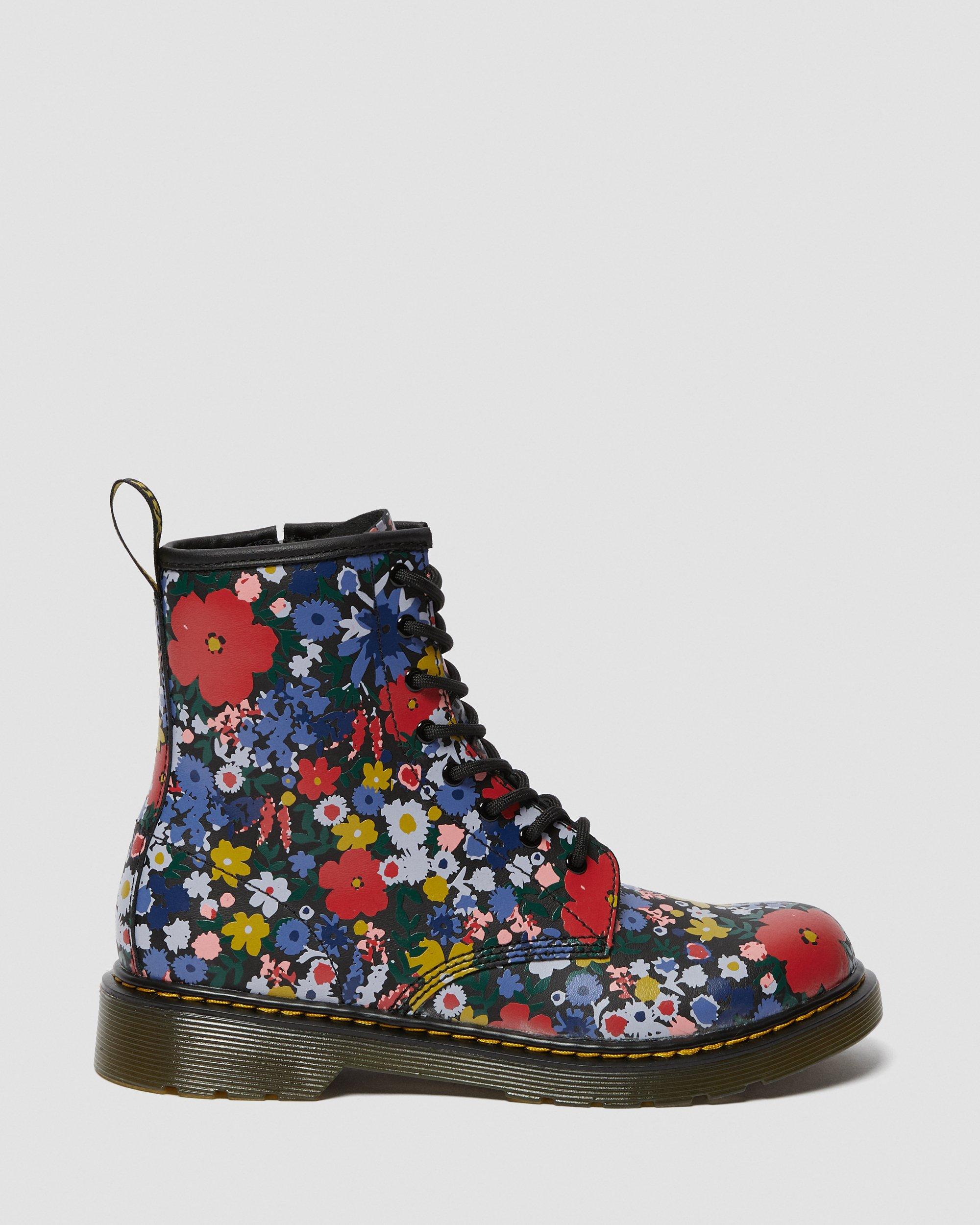 YOUTH 1460 FLORAL PRINT LEATHER BOOTS | Dr. Martens Official