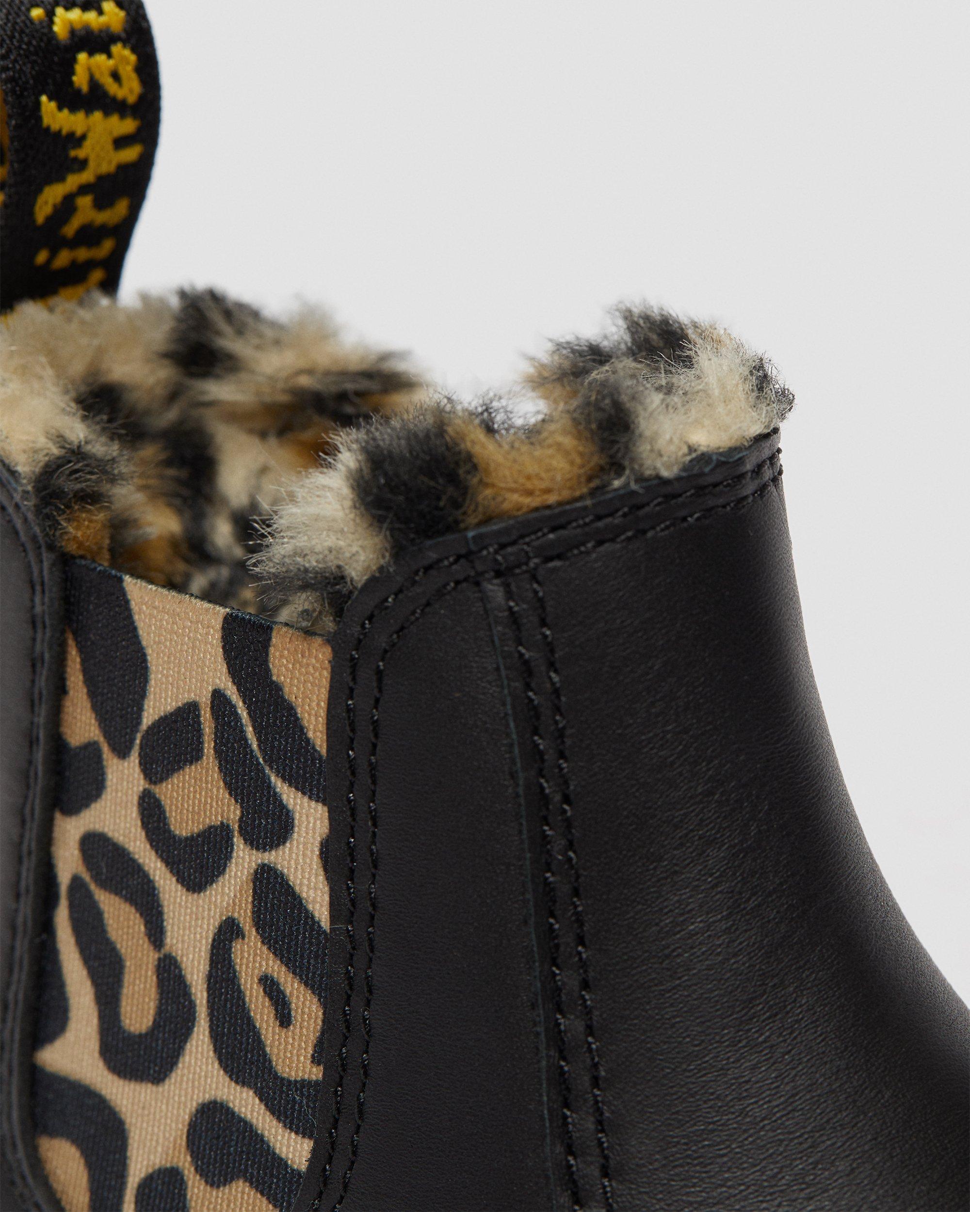 leopard print doc martens boots