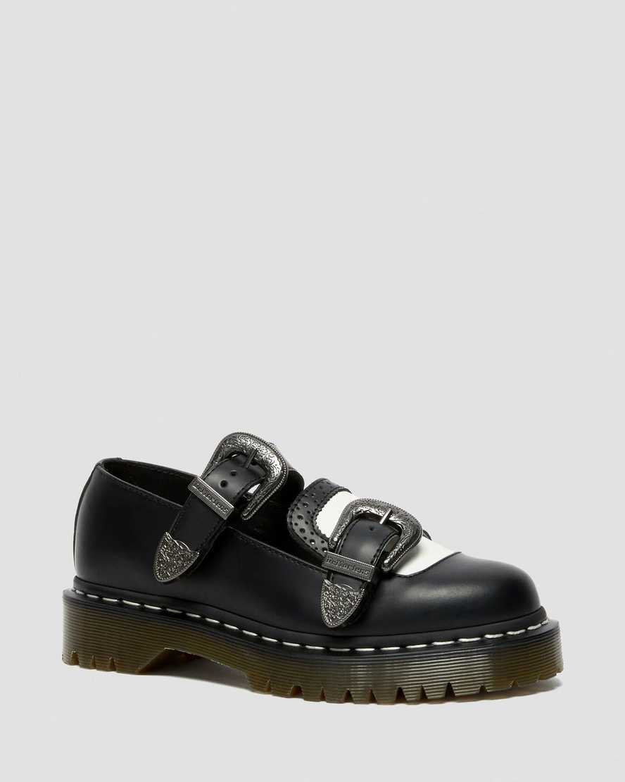 DR MARTENS Mukai Bex Leather Brogue Shoes