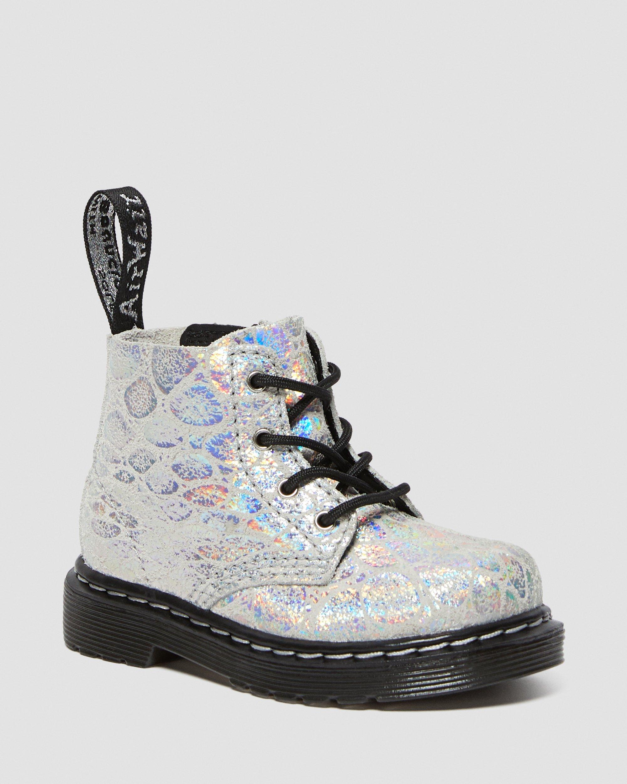 Infant 1460 Metallic Suede Boots | Dr. Martens