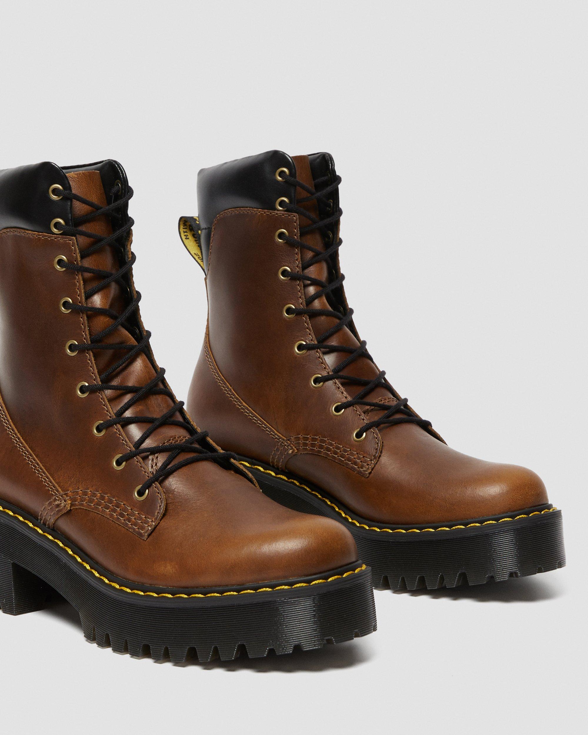 karmilla leather lace up boots