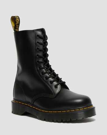 닥터마틴 부츠 Dr.Martens 1490 Bex Smooth Leather Mid Calf Boots,BLACK SMOOTH LEATHER