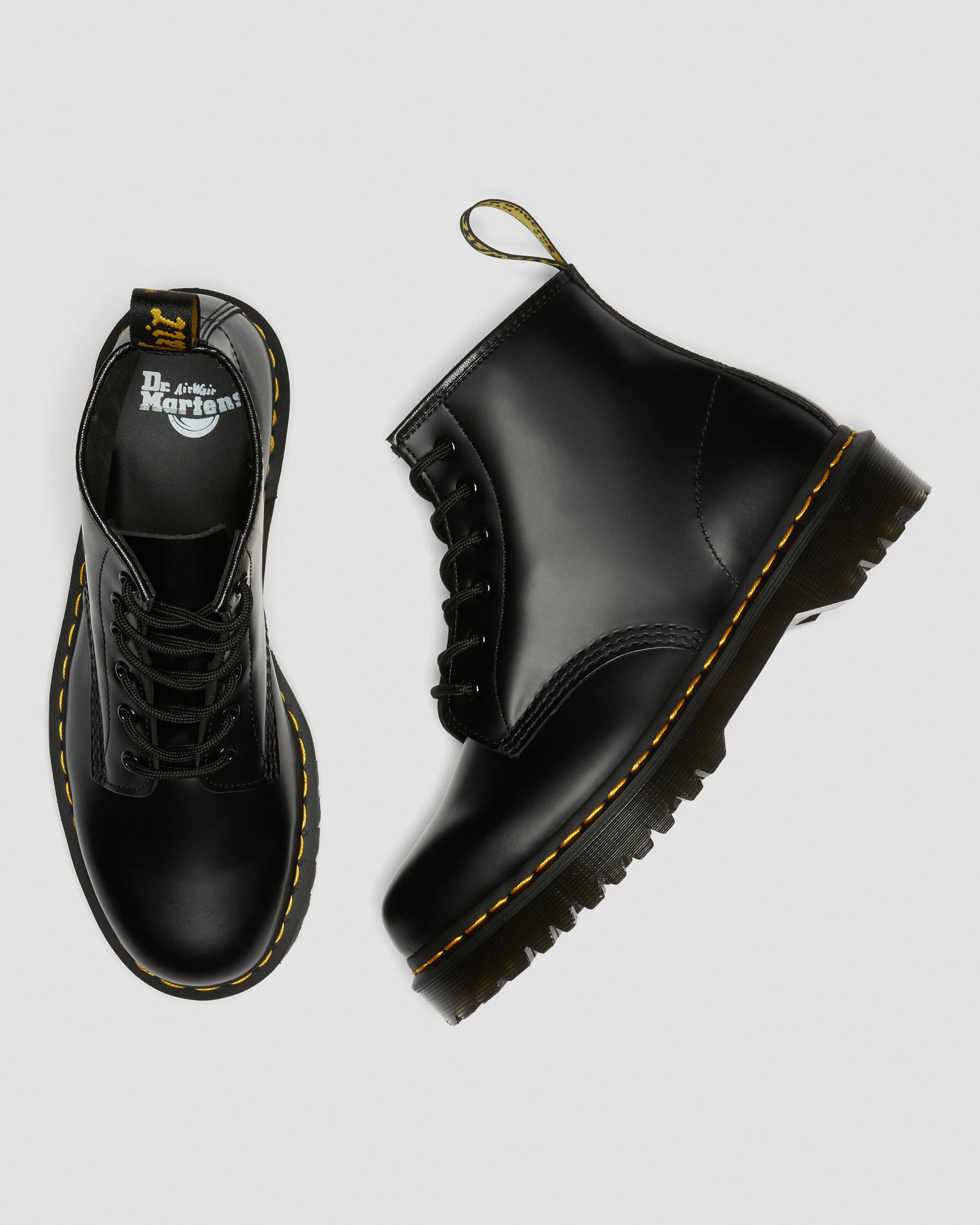 101 Bex Smooth Leather Ankle Boots, Black | Dr. Martens