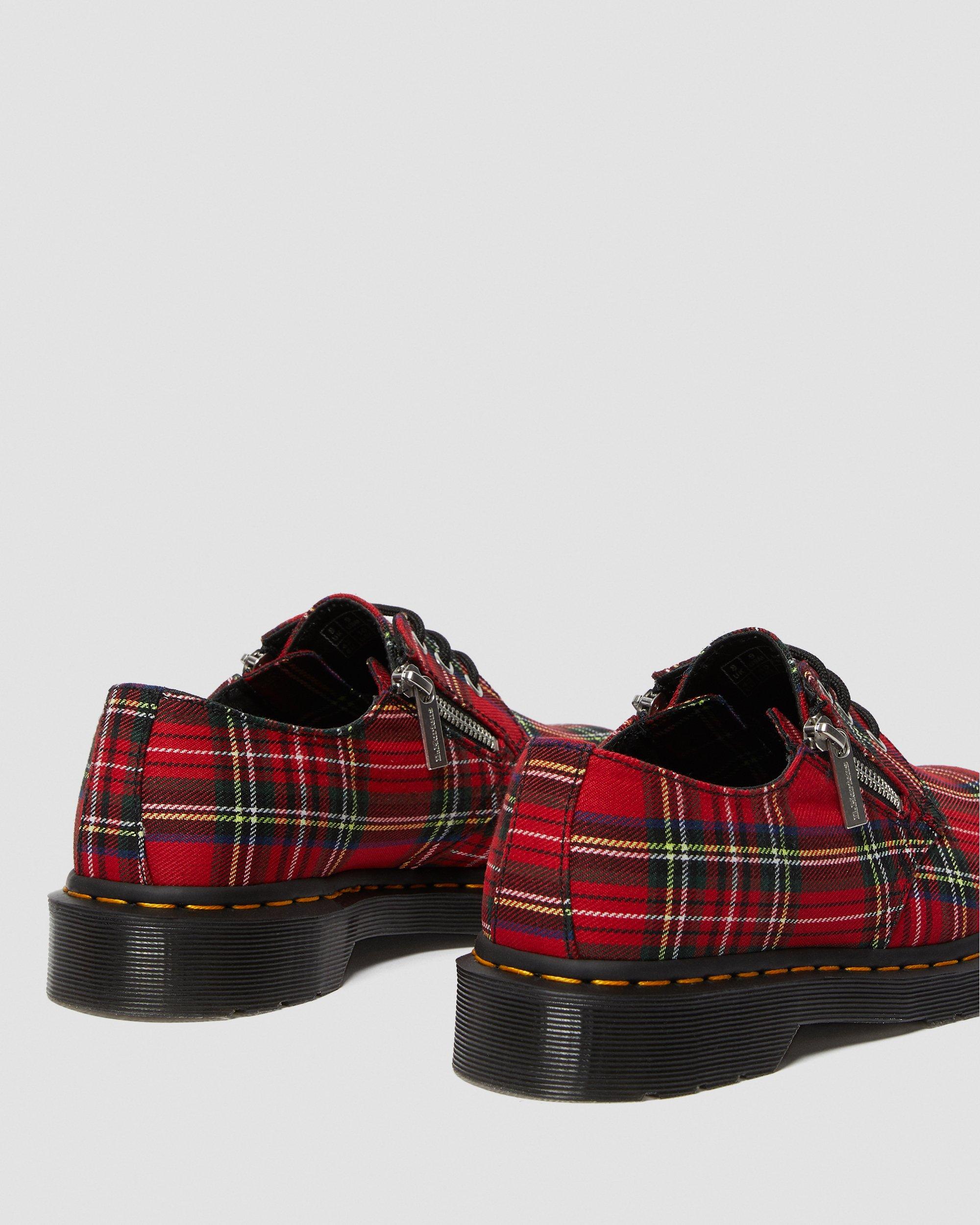 dr martens tartan canvas