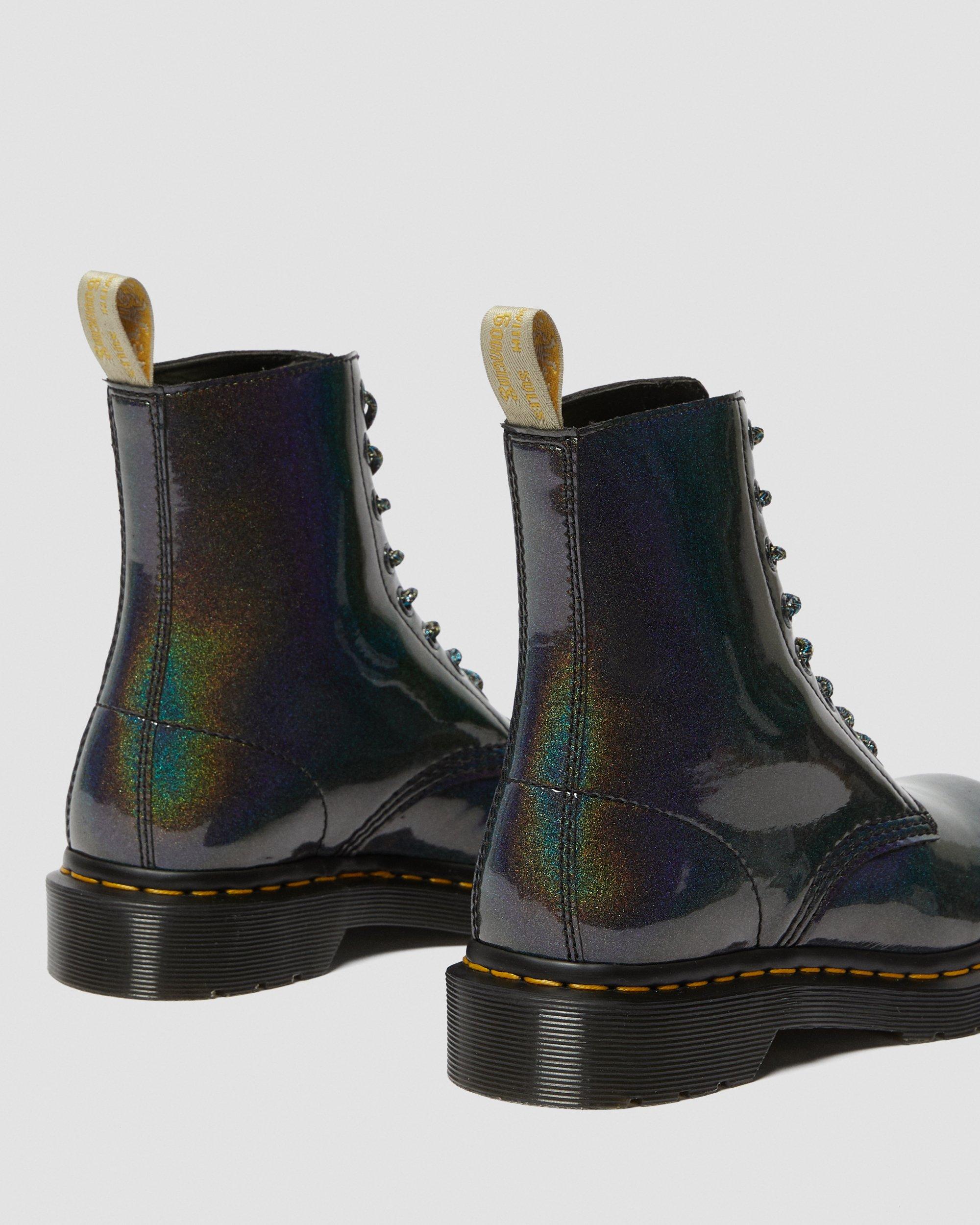 doc martens glitter boots womens