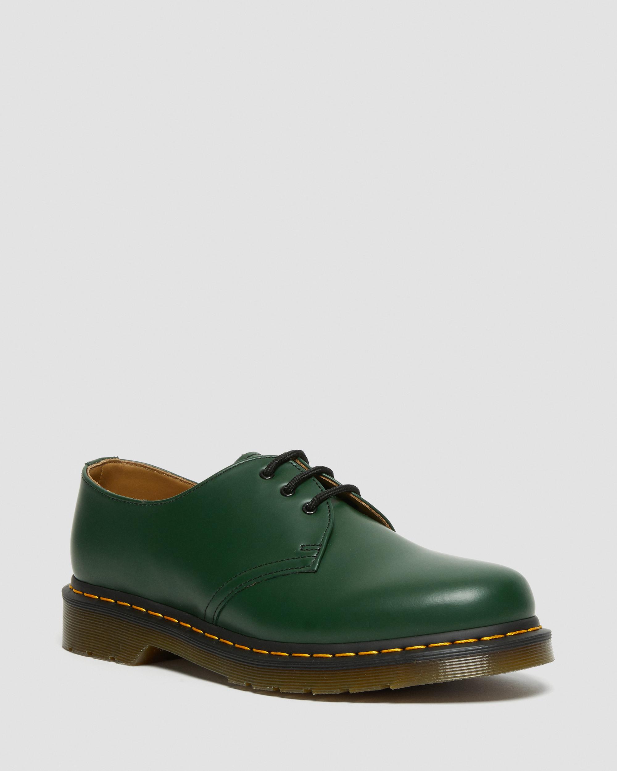 dr martens green smooth