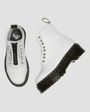 Sinclair Women's Leather Platform Boots | Dr. Martens