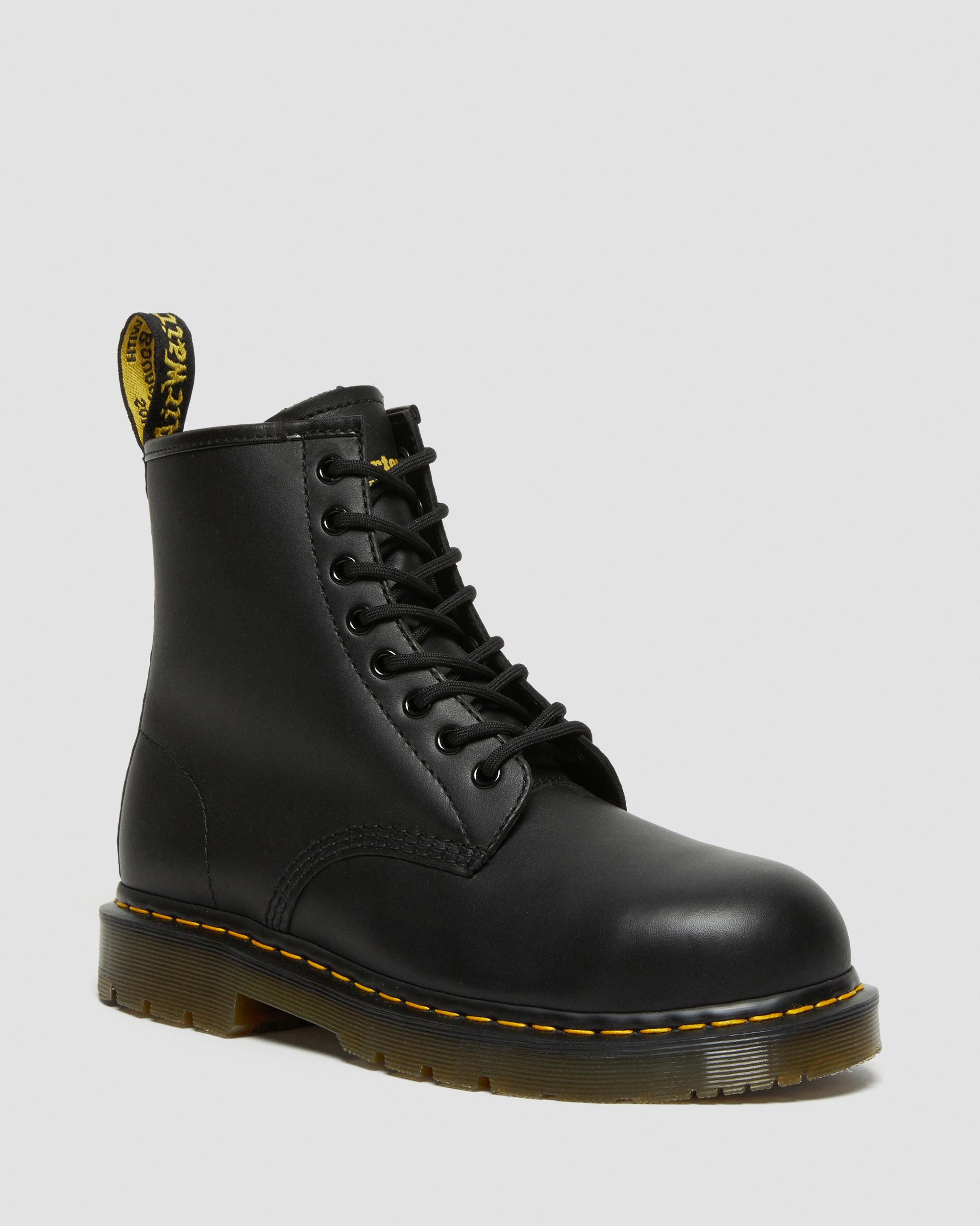 doc marten industrial steel toe boots
